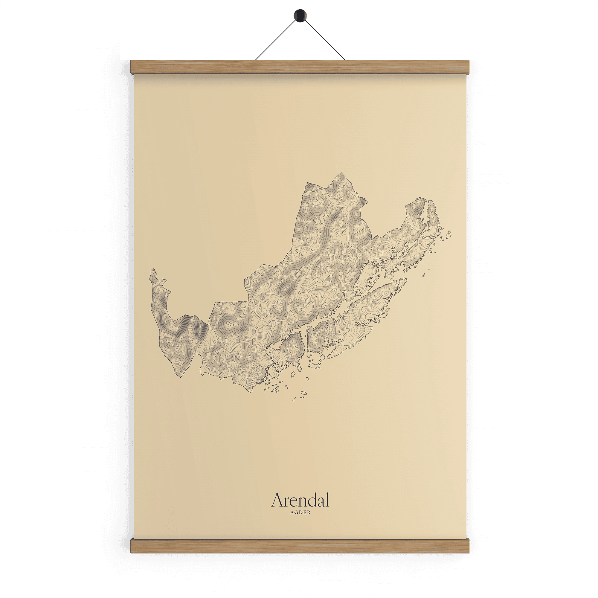 Arendal kotekart - Sandstein