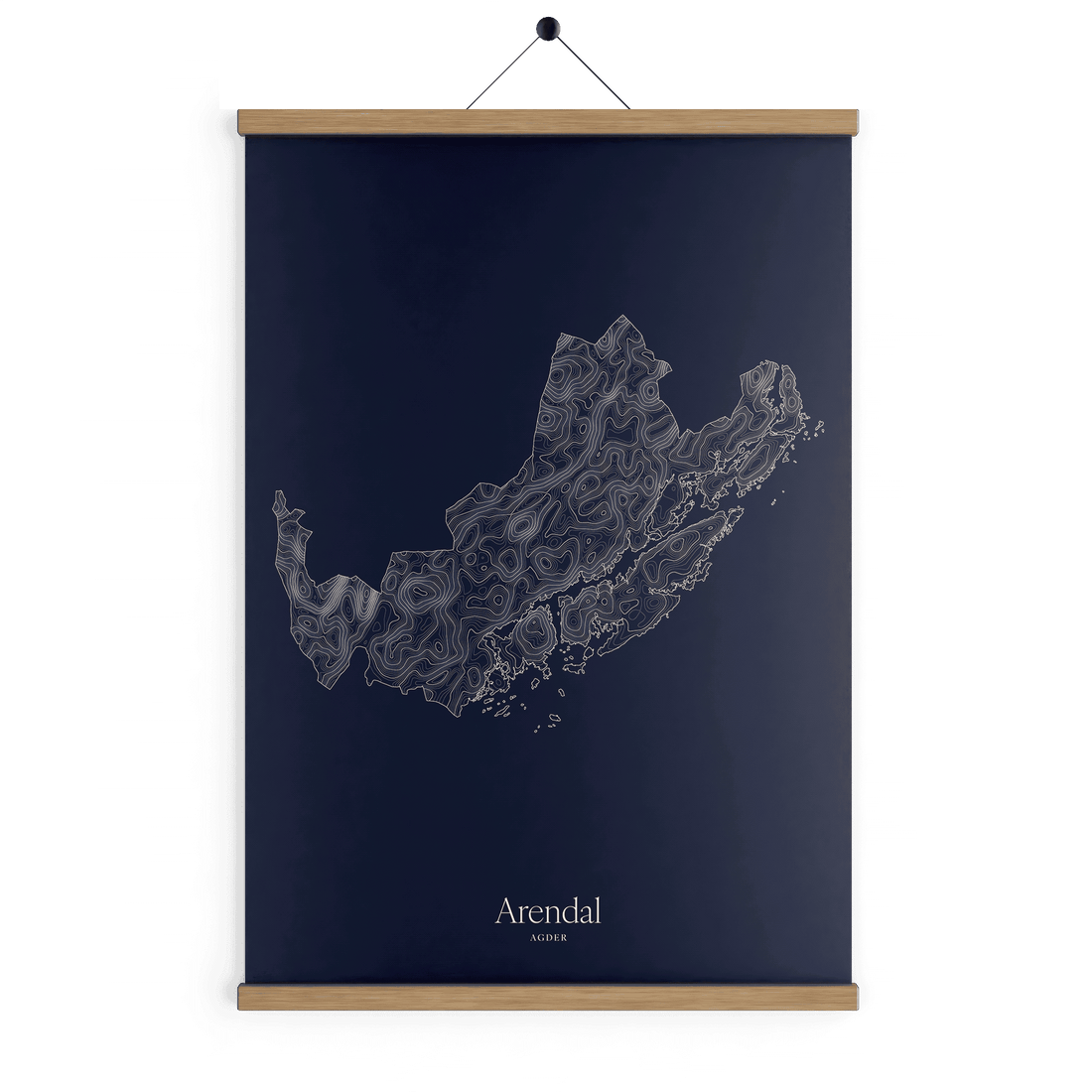 Arendal kotekart - Vinternatt