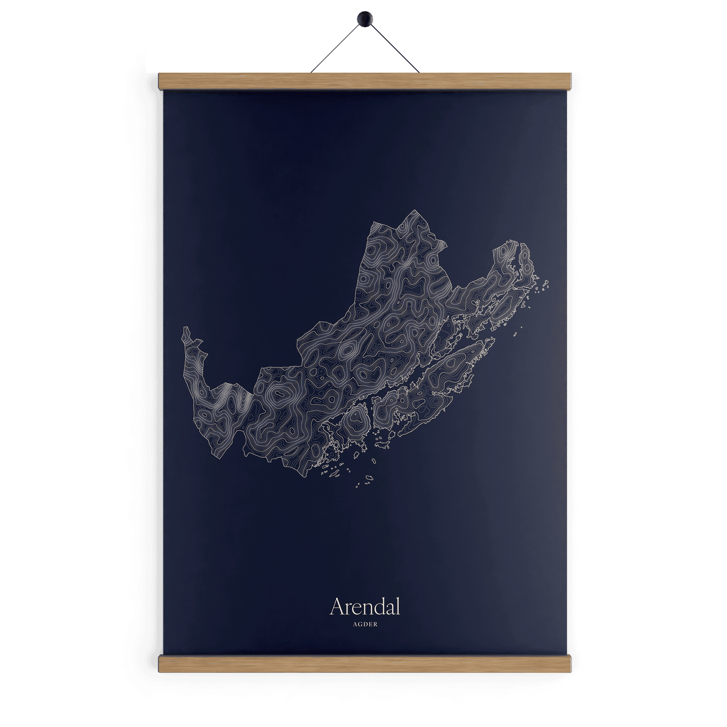 Arendal kotekart - Vinternatt