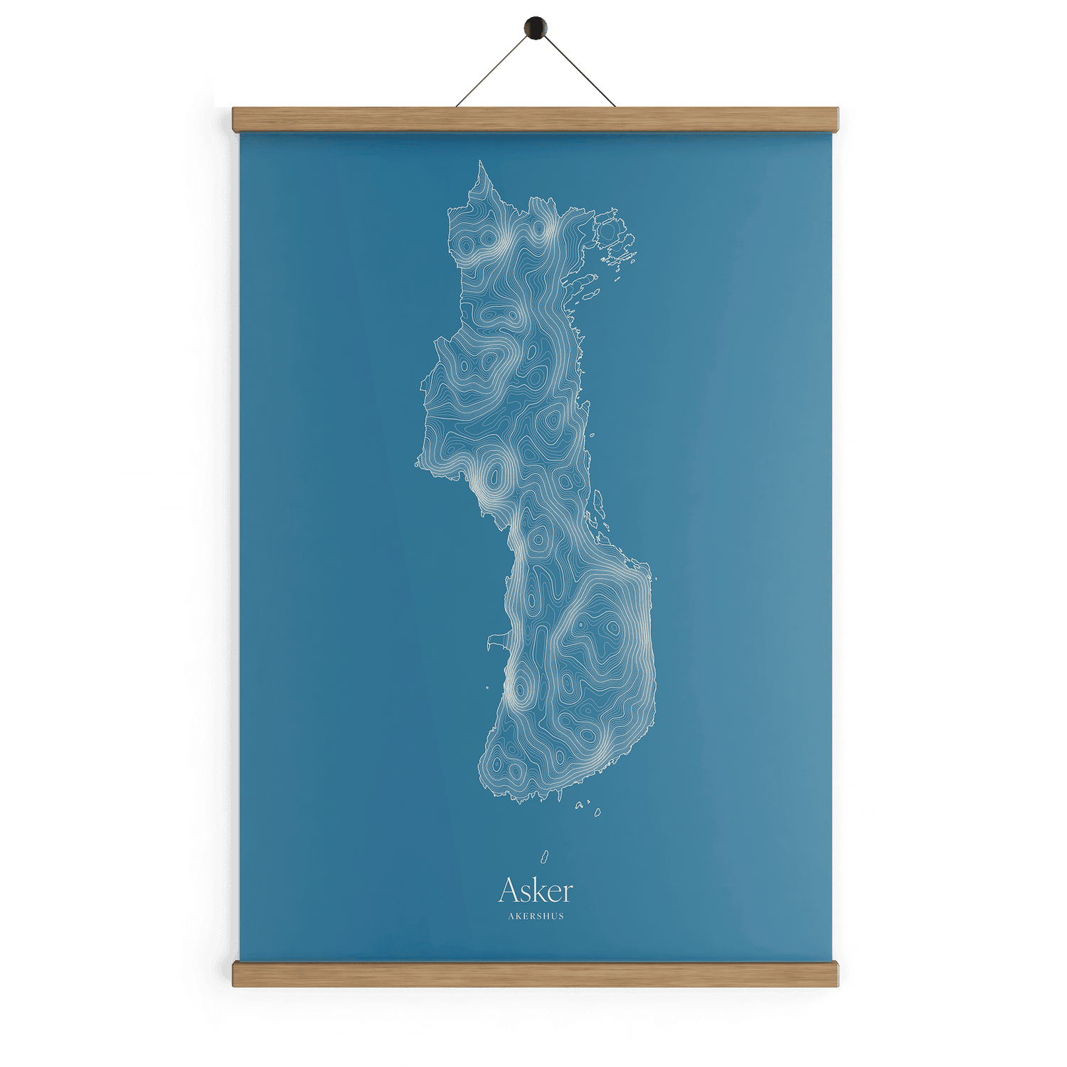 Asker kotekart - Himmelblå