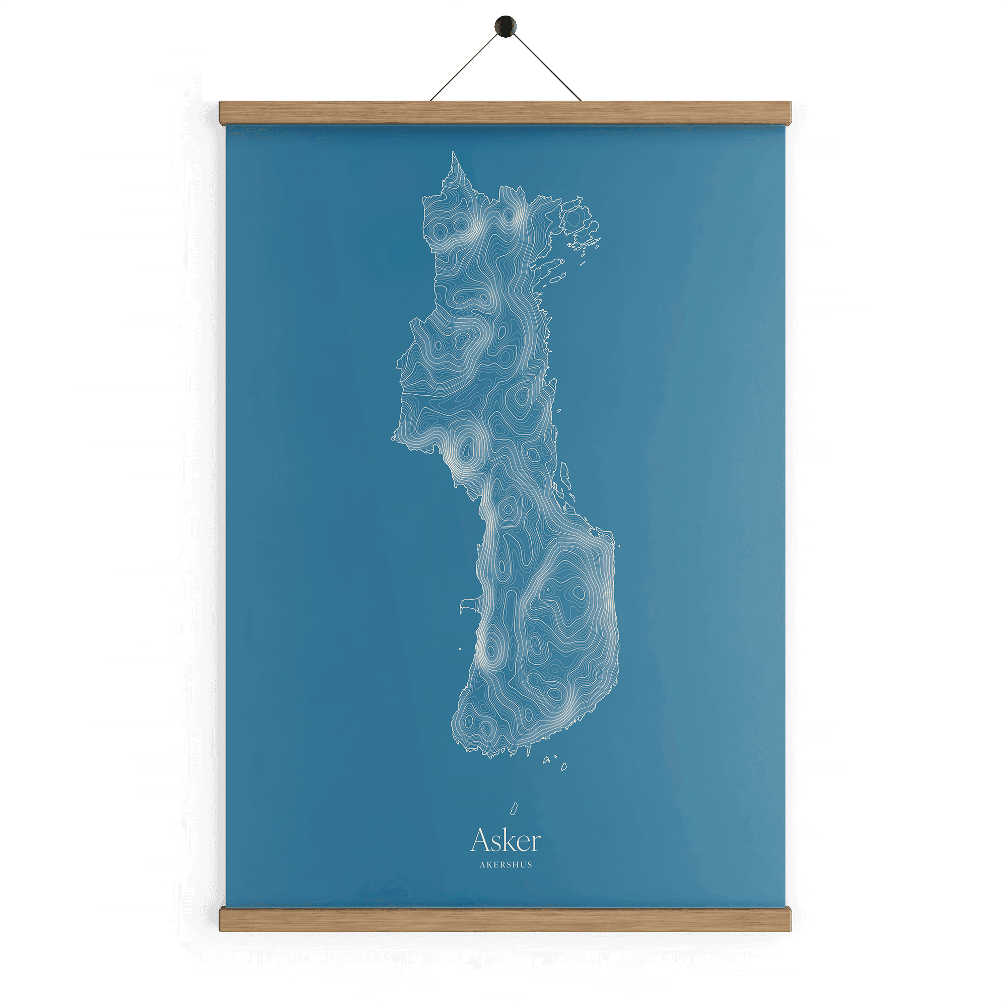 Asker kotekart - Himmelblå