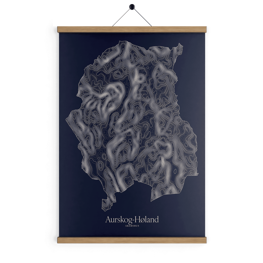 Aurskog-Høland kotekart - Vinternatt