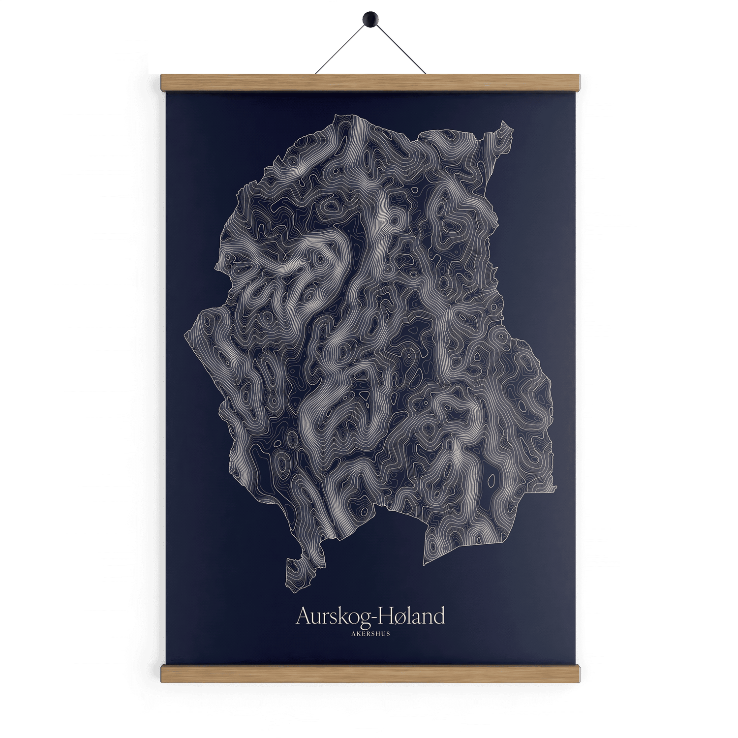 Aurskog-Høland kotekart - Vinternatt