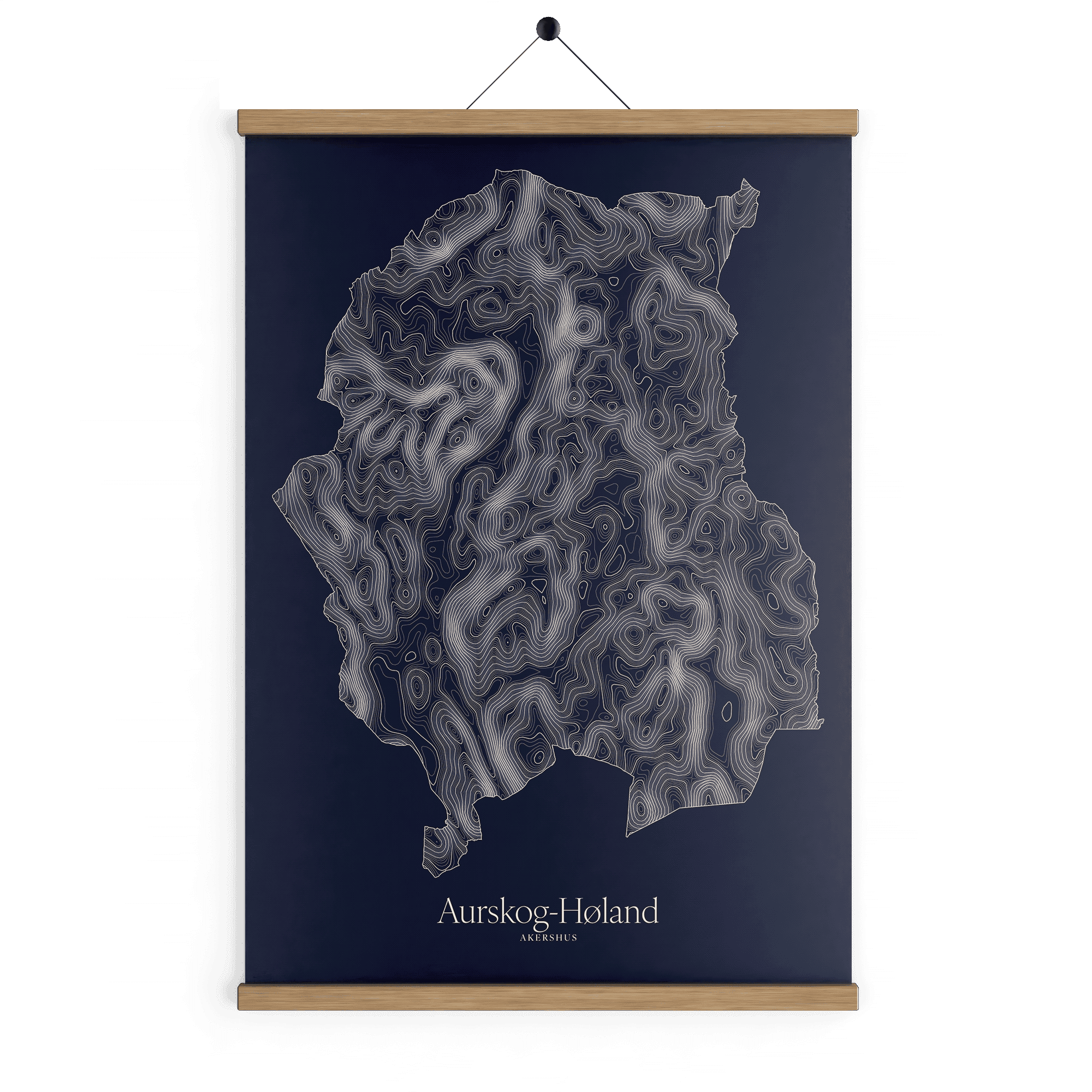 Aurskog-Høland kotekart - Vinternatt