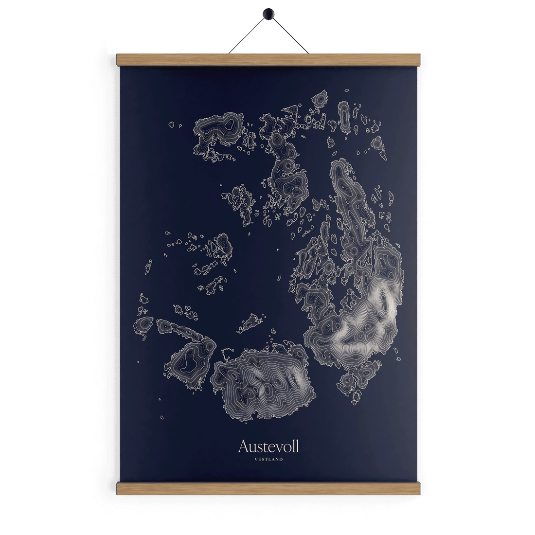 Austevoll kotekart - Vinternatt