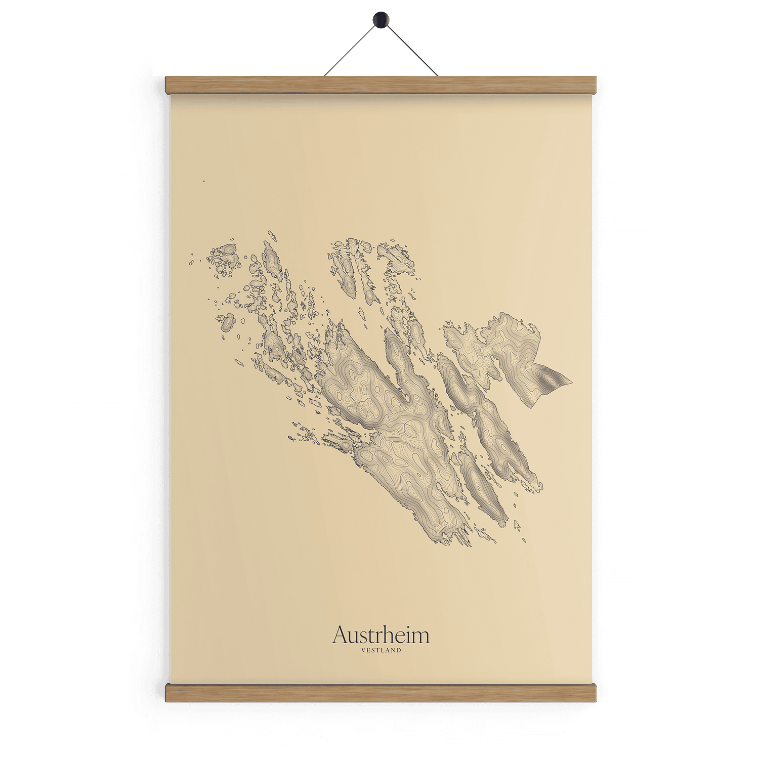 Austrheim kotekart - Sandstein