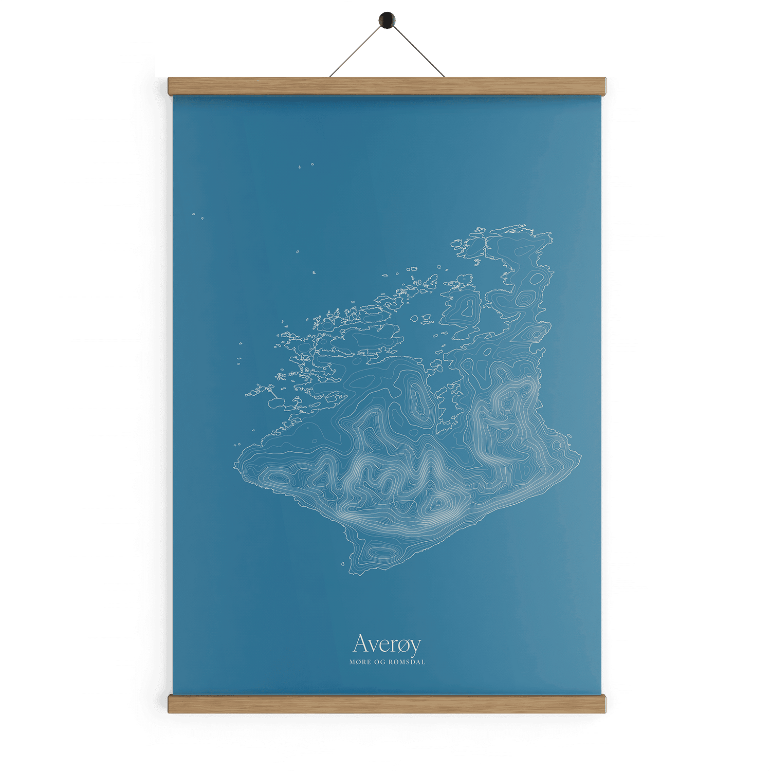 Averøy kotekart - Himmelblå