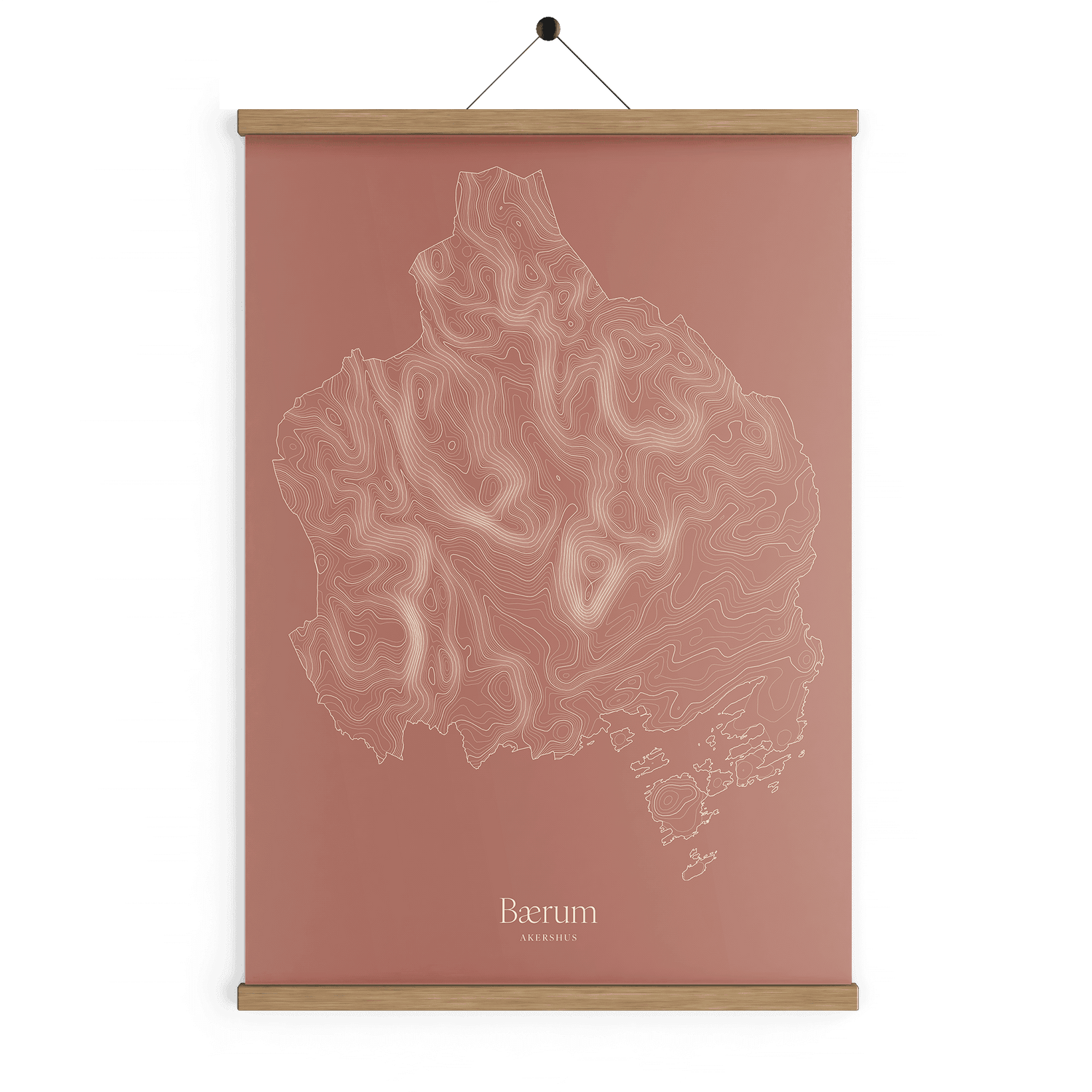 Bærum kotekart - Rustrød
