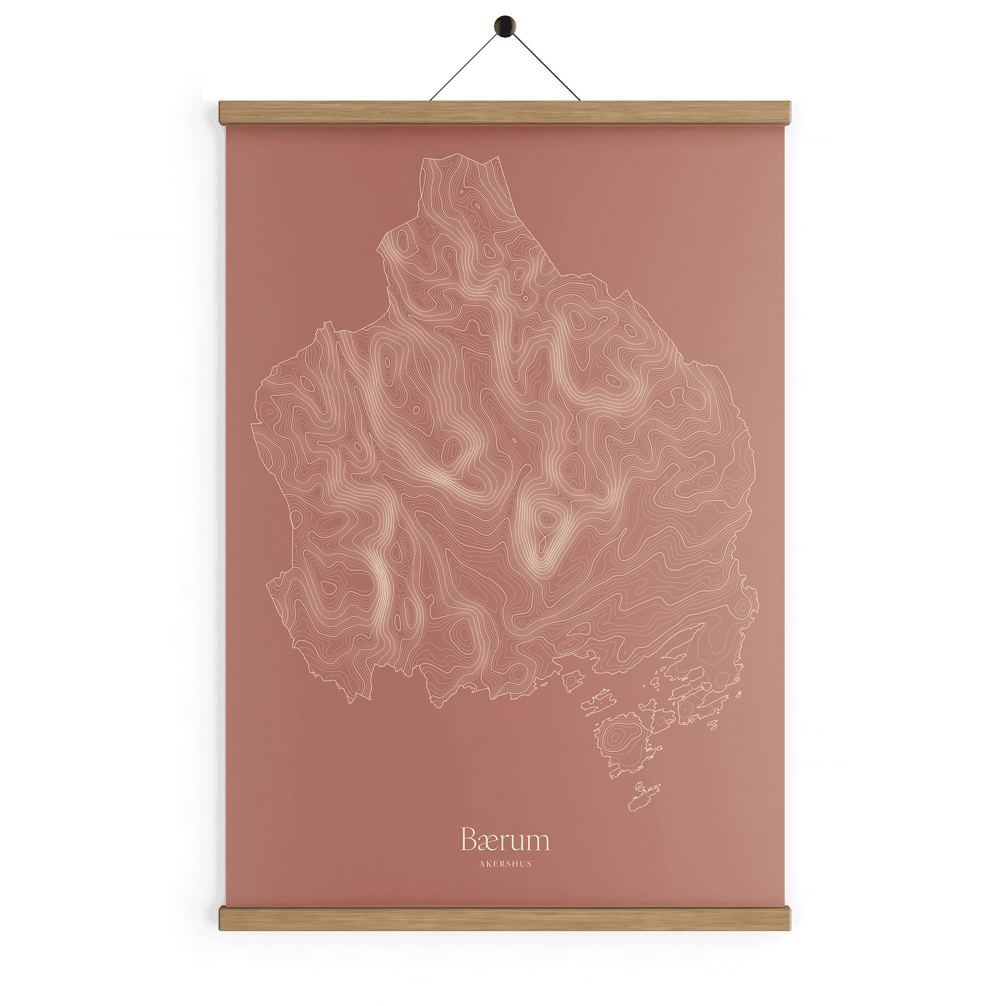 Bærum kotekart - Rustrød