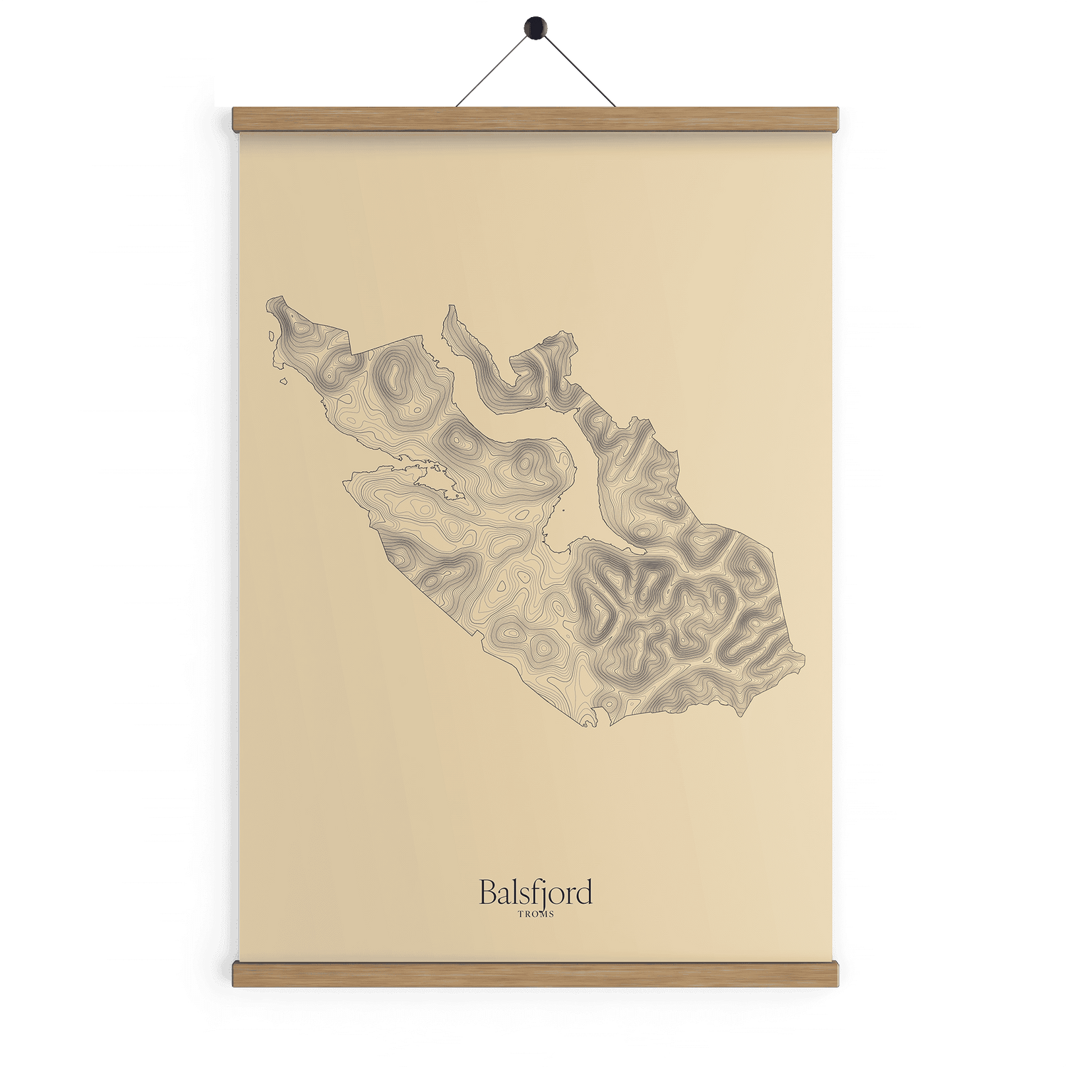 Balsfjord kotekart - Sandstein