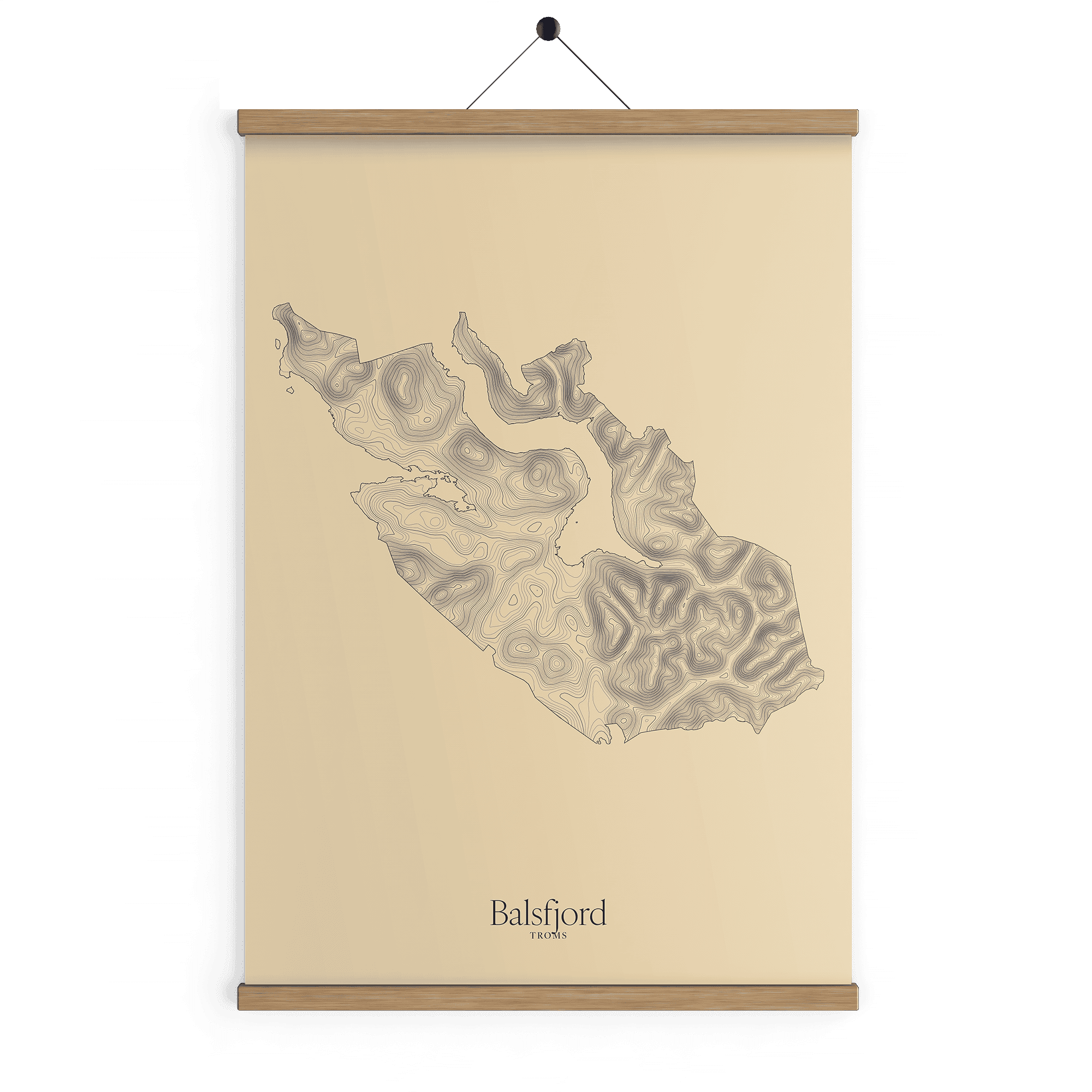 Balsfjord kotekart - Sandstein
