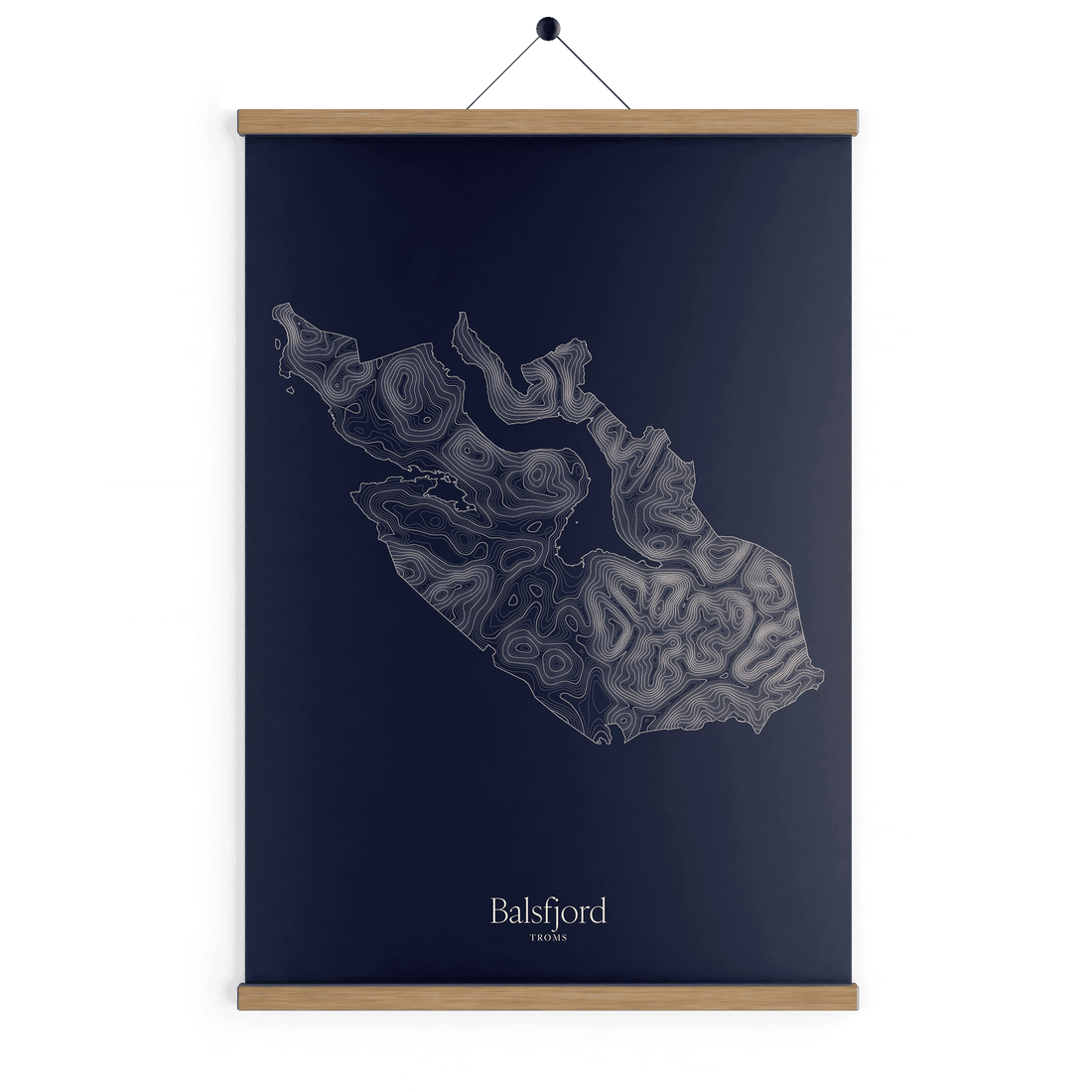 Balsfjord kotekart - Vinternatt
