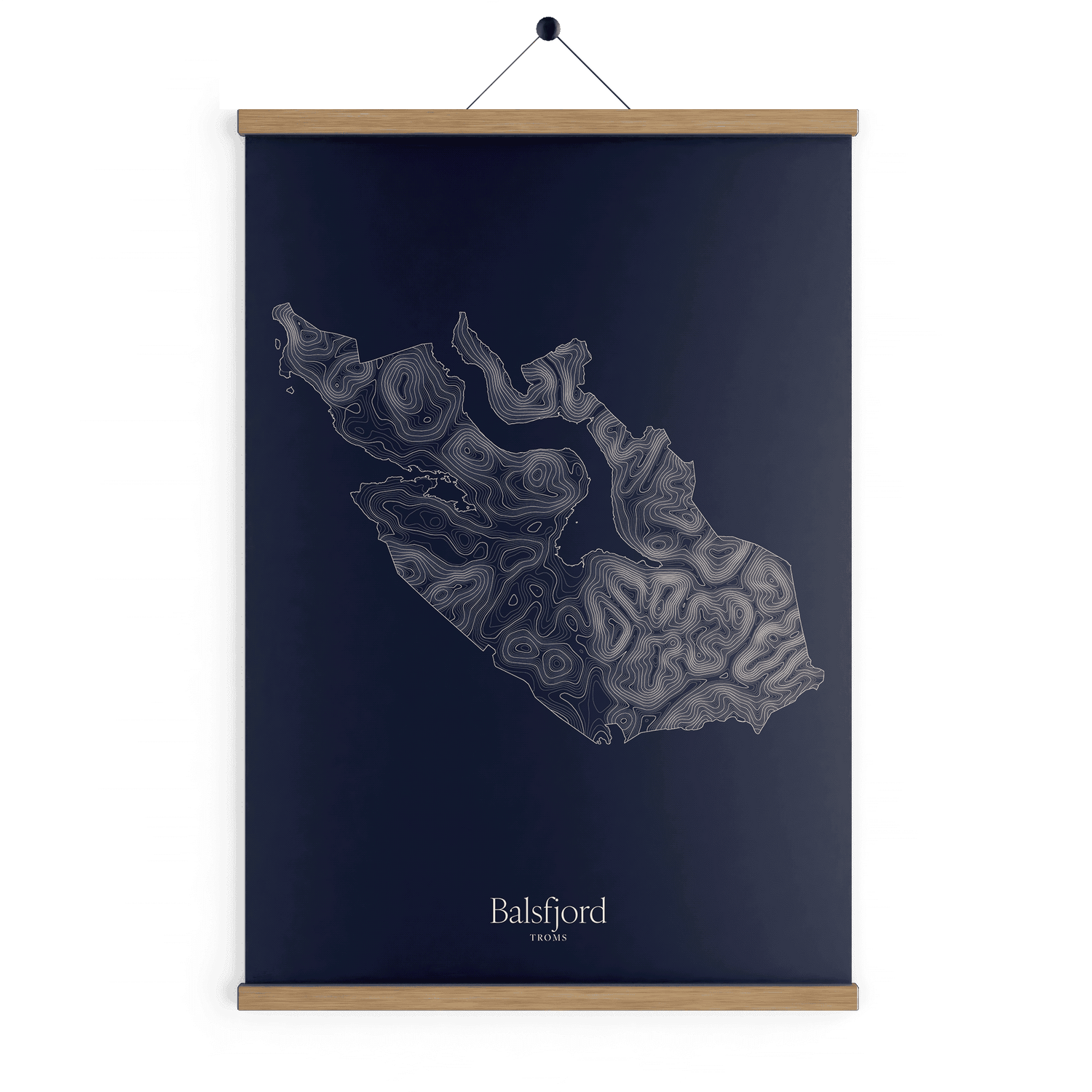 Balsfjord kotekart - Vinternatt