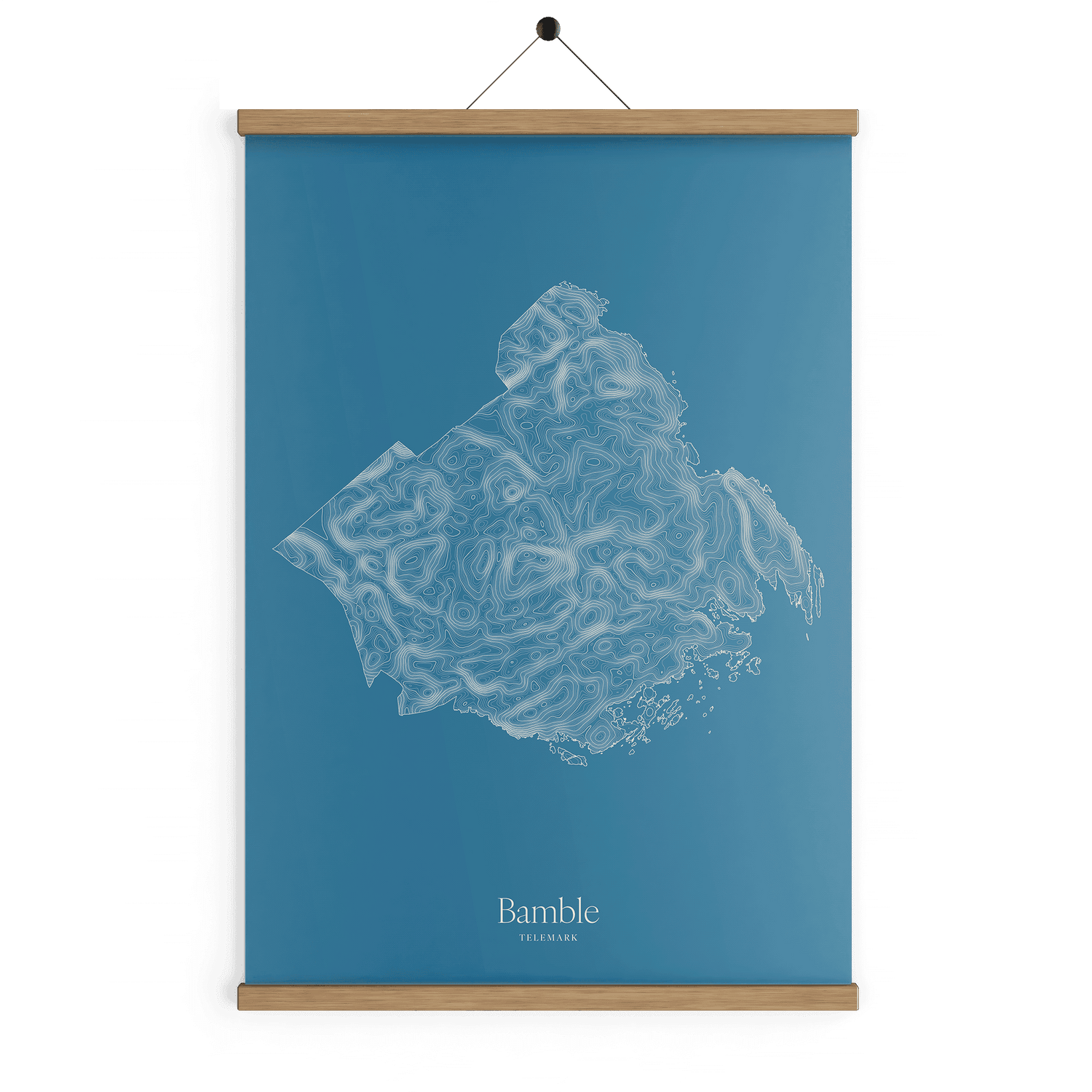 Bamble kotekart - Himmelblå