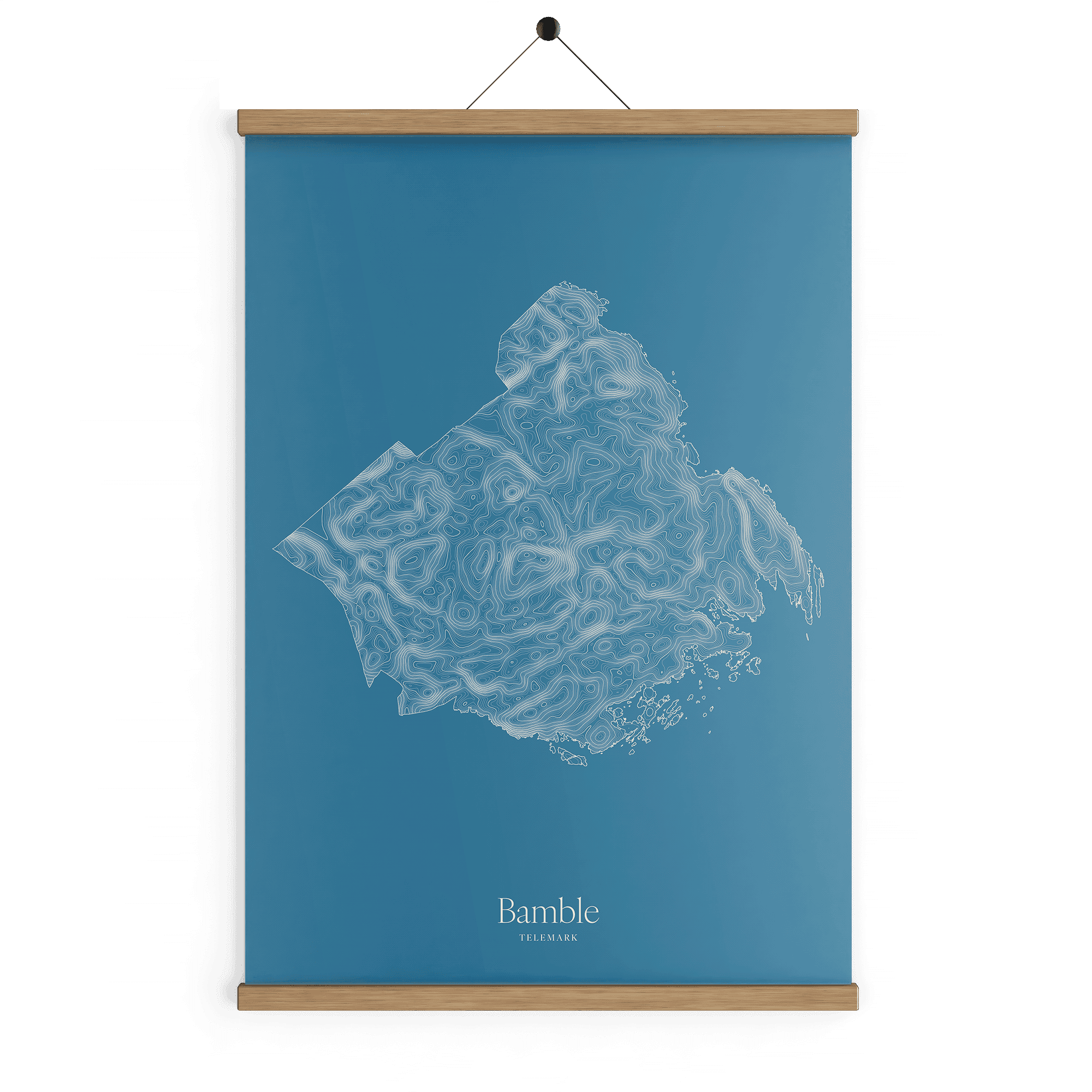 Bamble kotekart - Himmelblå
