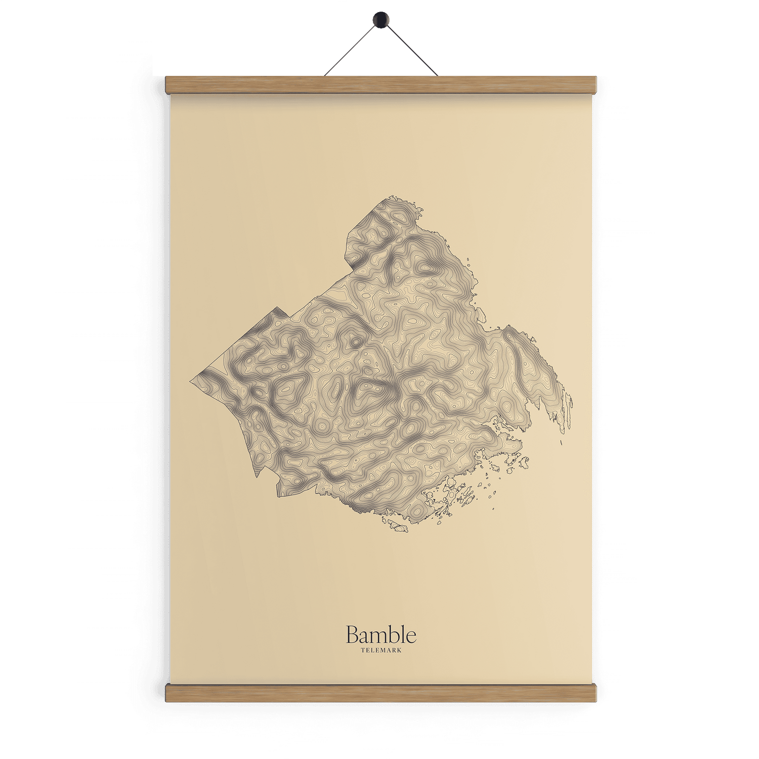 Bamble kotekart - Sandstein