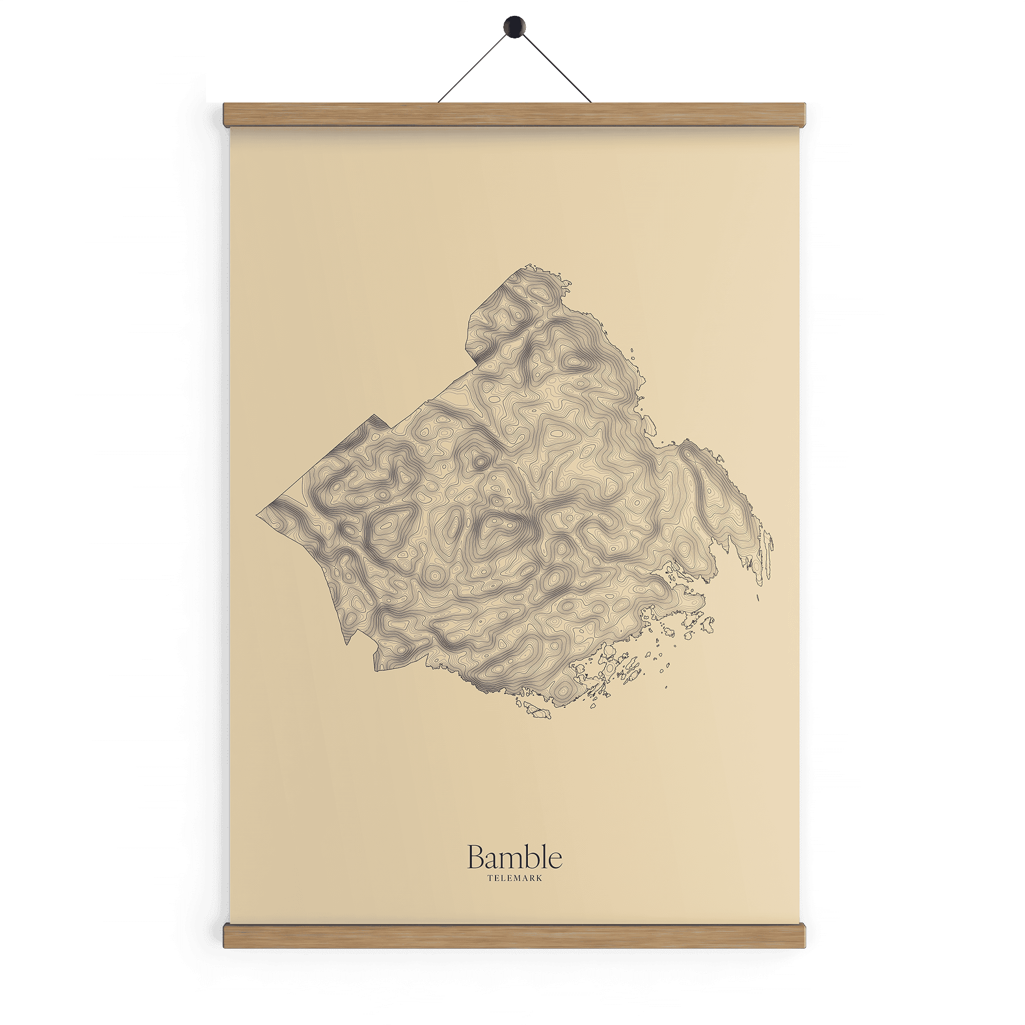 Bamble kotekart - Sandstein