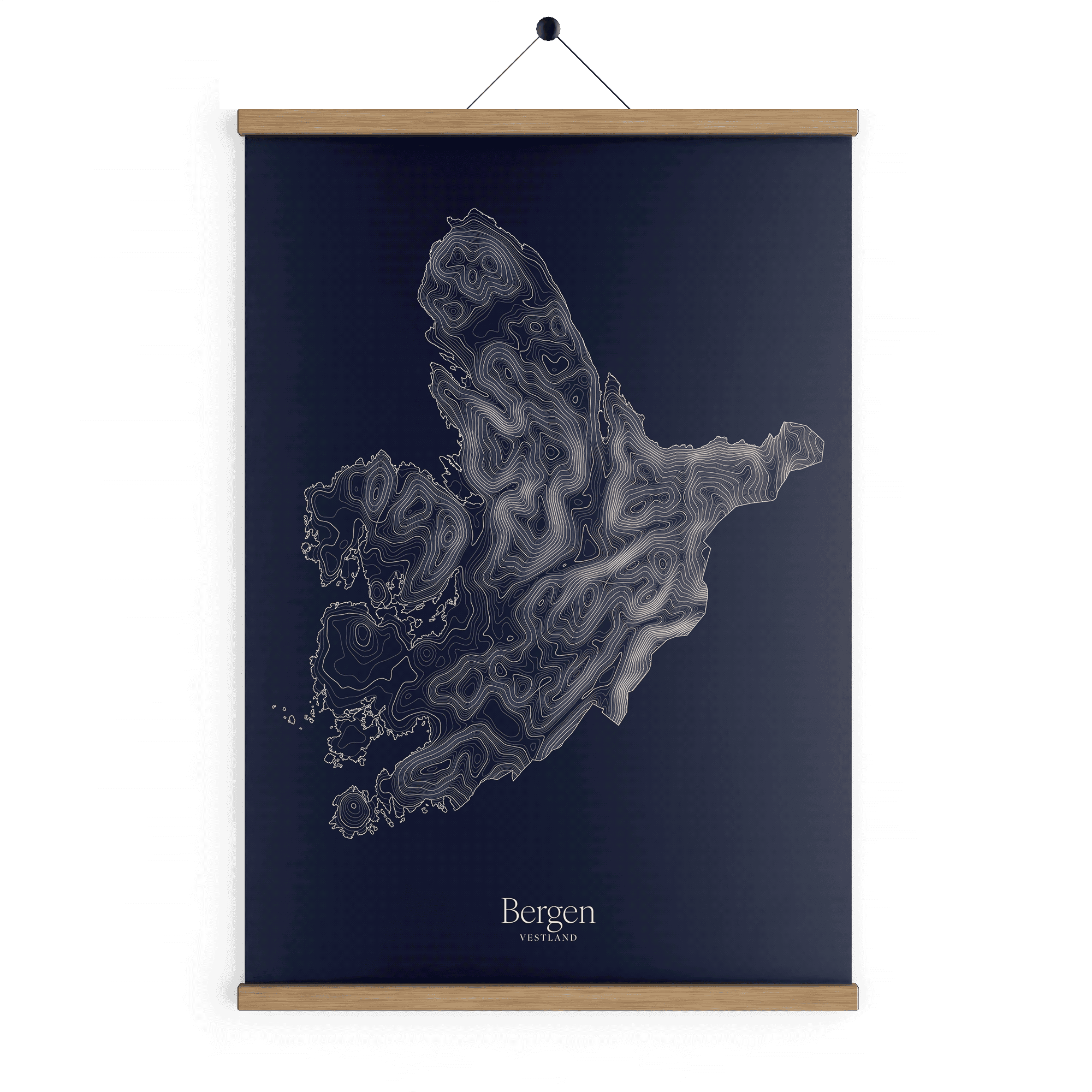 Bergen kotekart - Vinternatt