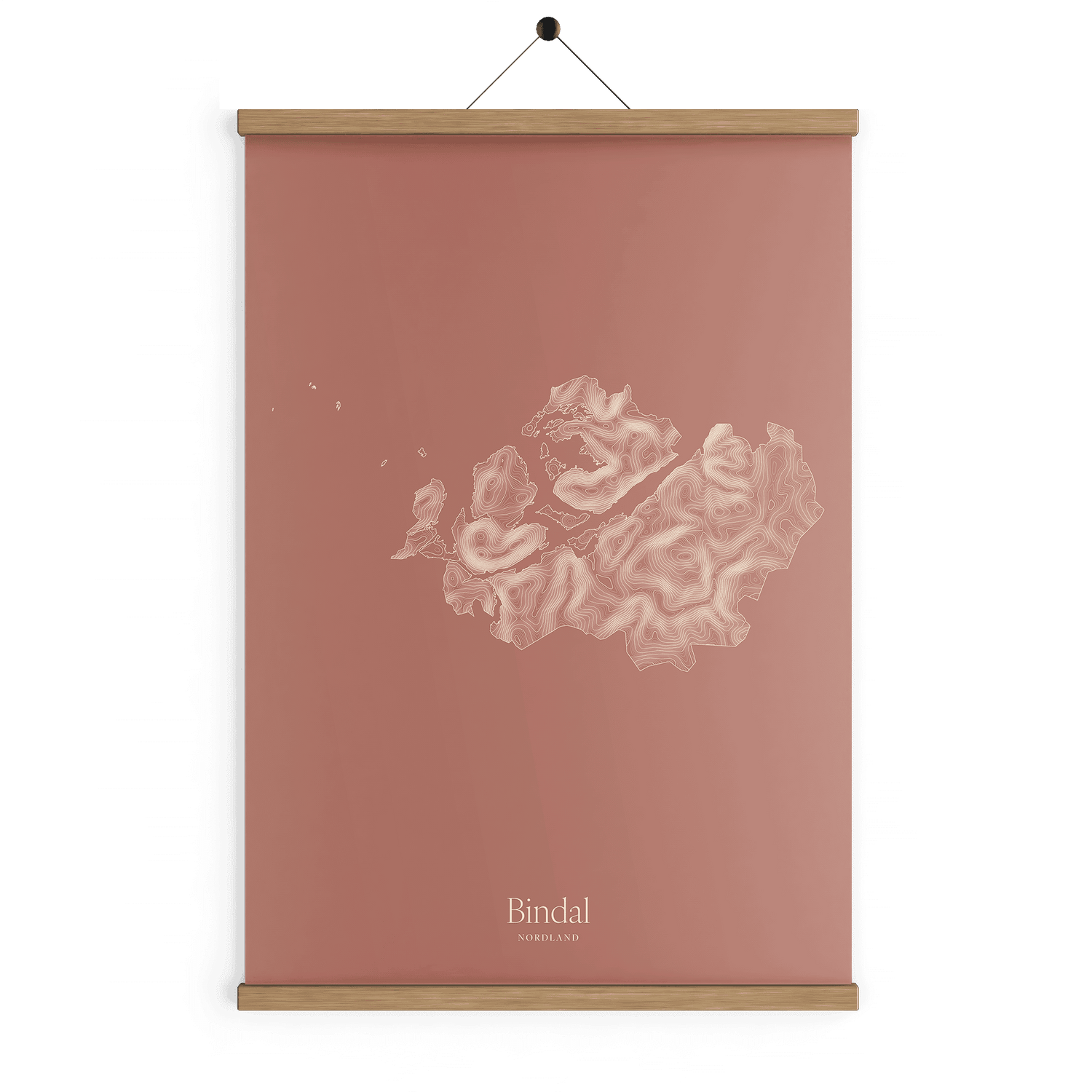 Bindal kotekart - Rustrød