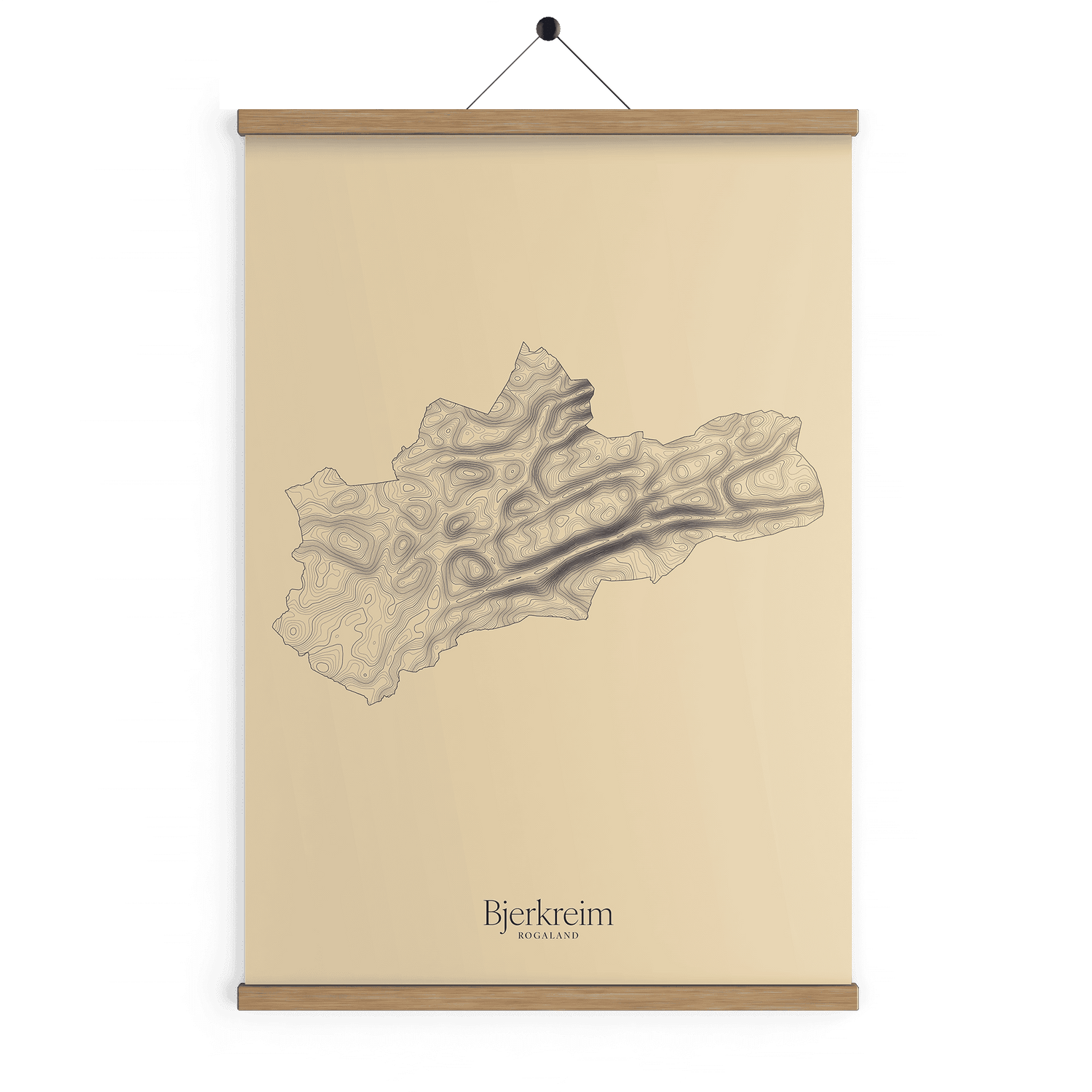 Bjerkreim kotekart - Sandstein