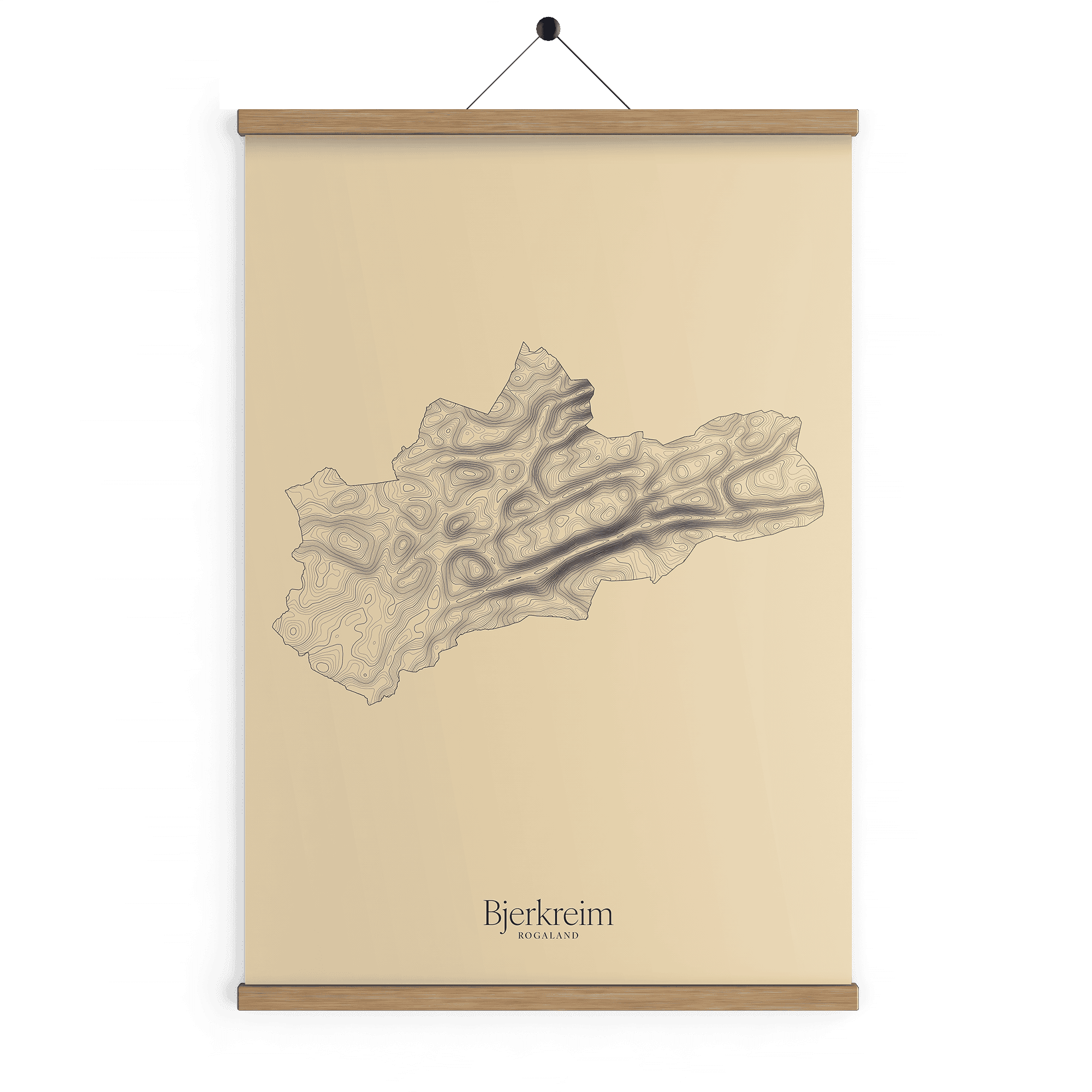 Bjerkreim kotekart - Sandstein