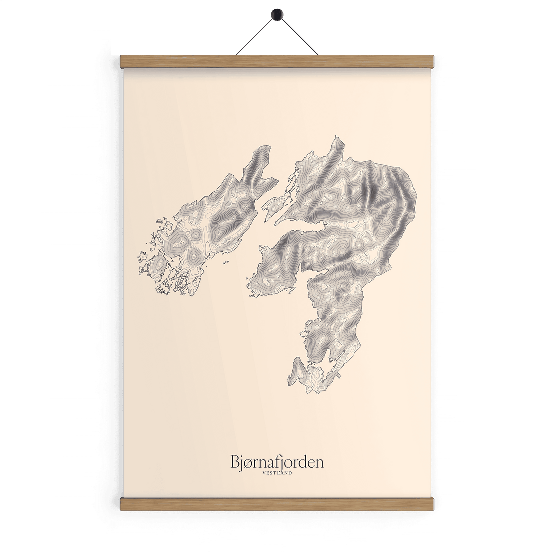 Bjørnafjorden kotekart - Bomull