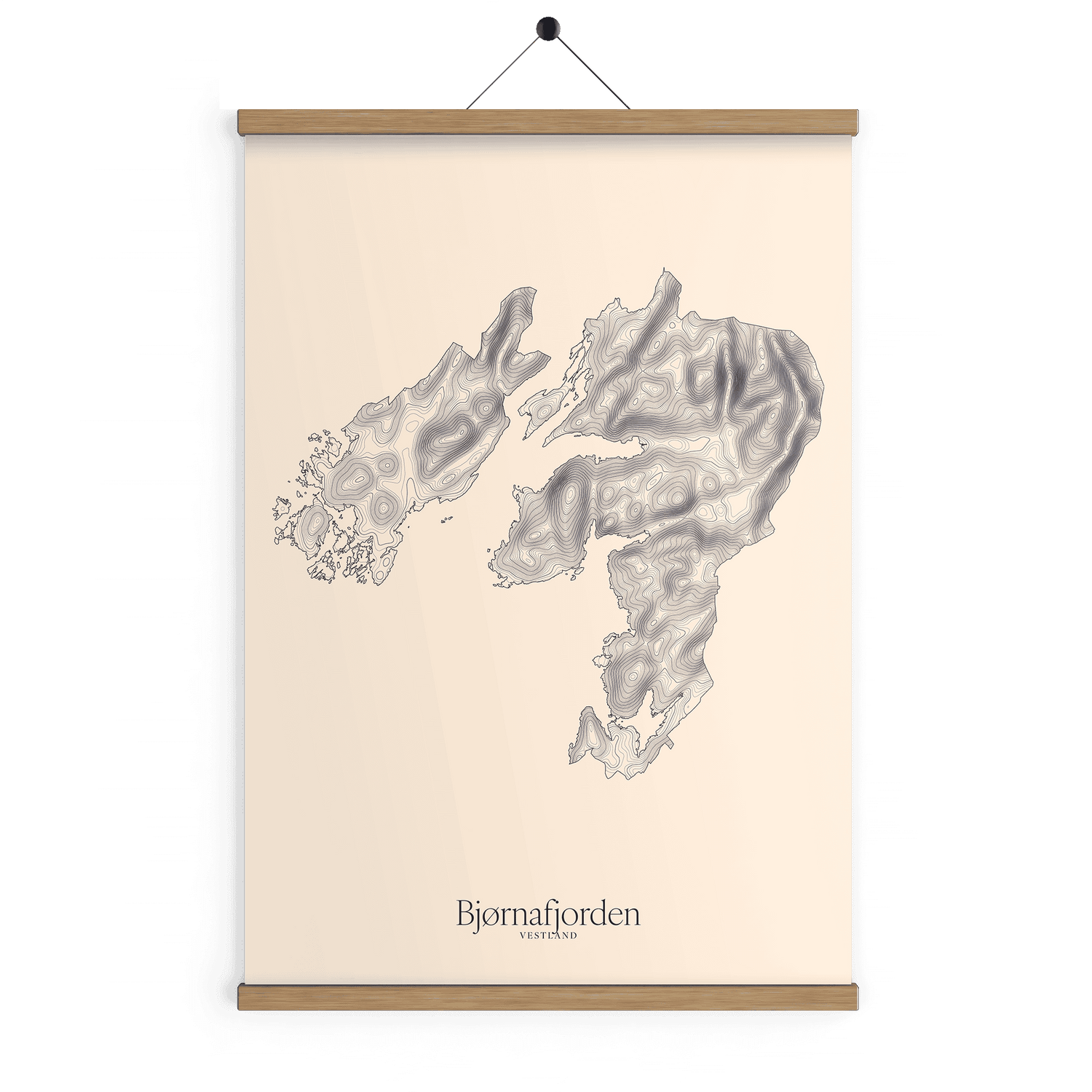 Bjørnafjorden kotekart - Bomull