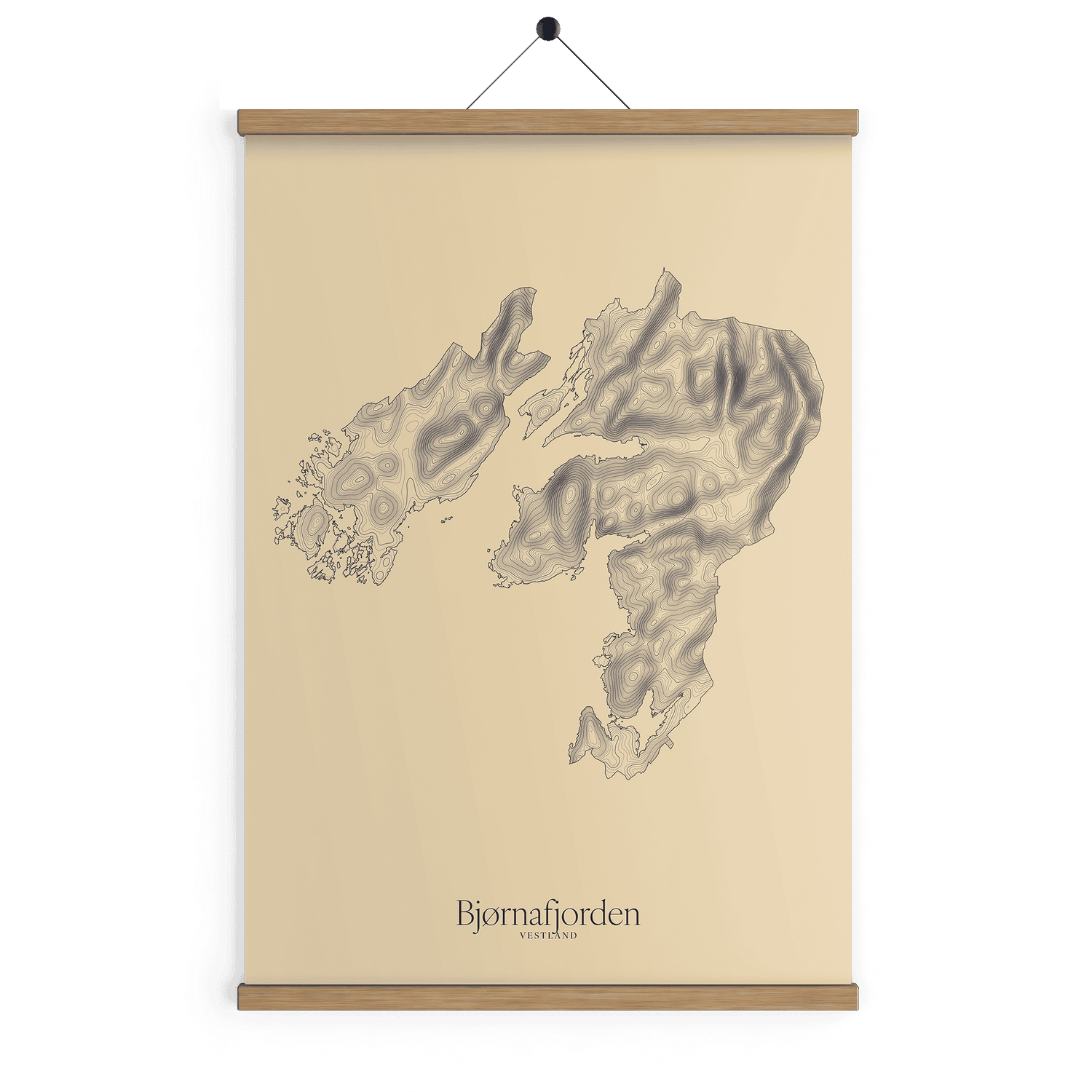 Bjørnafjorden kotekart - Sandstein