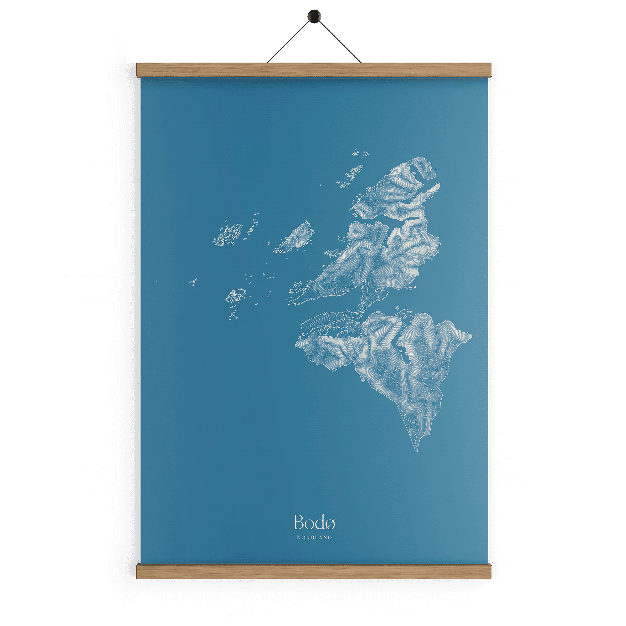 Bodø kotekart - Himmelblå
