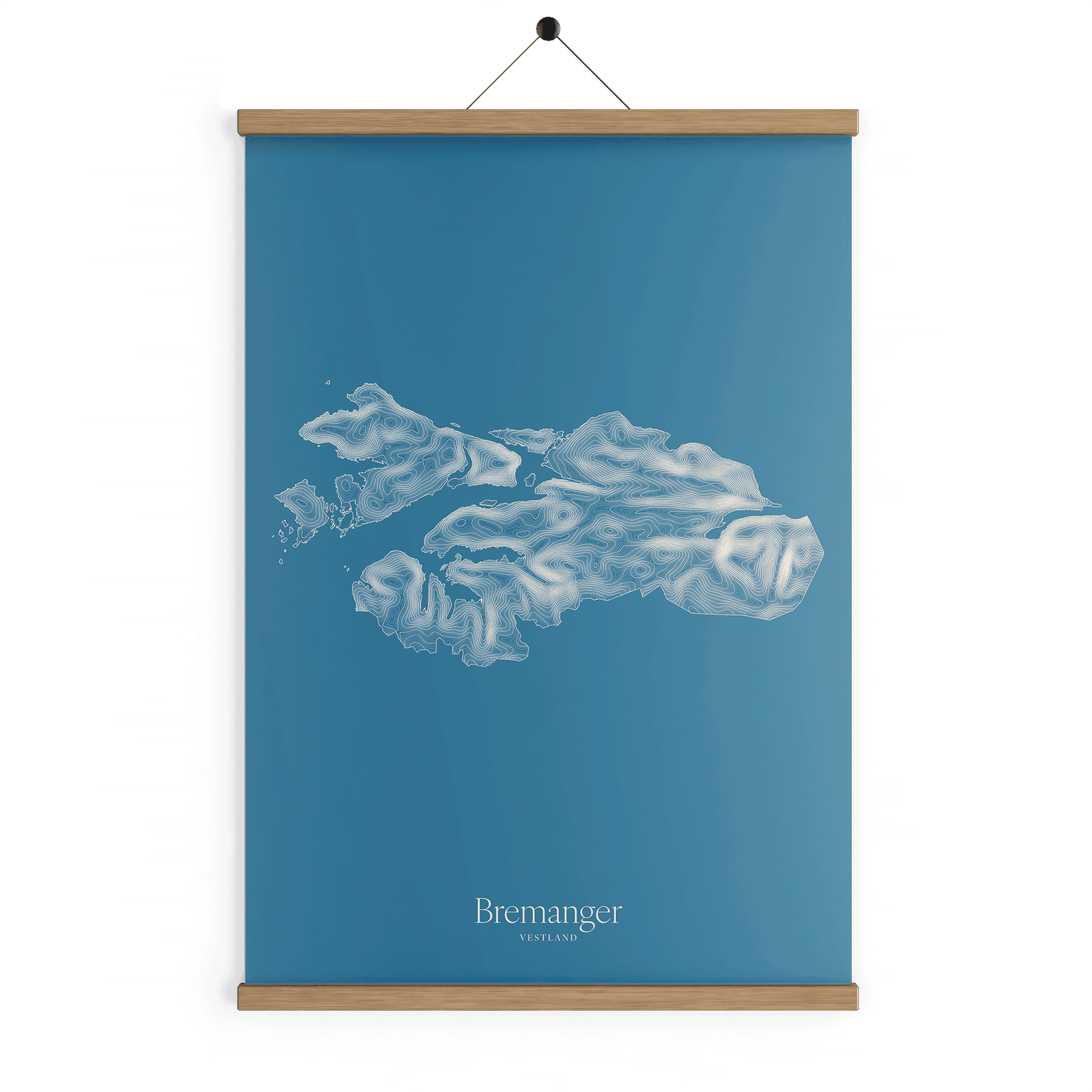 Bremanger kotekart - Himmelblå
