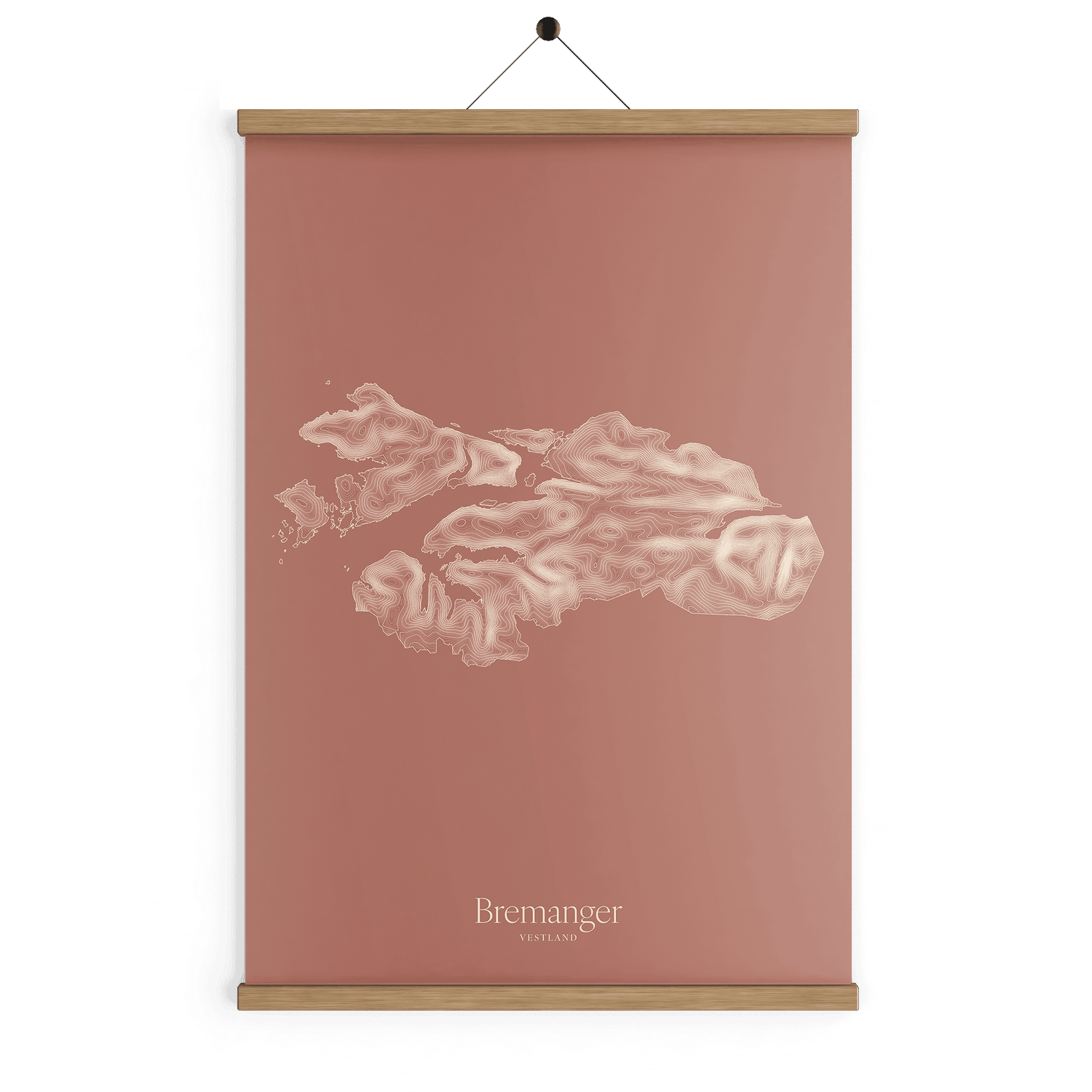 Bremanger kotekart - Rustrød