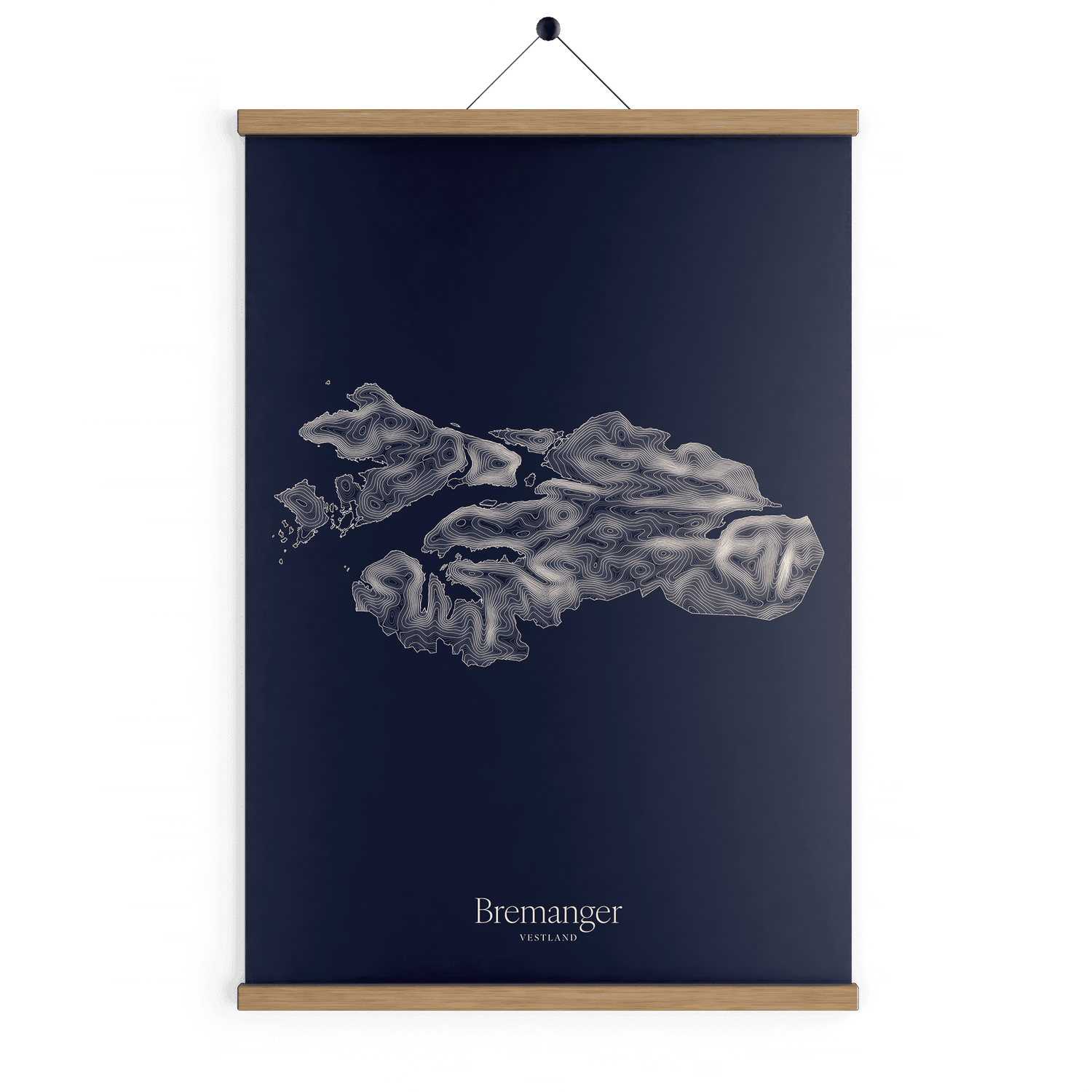 Bremanger kotekart - Vinternatt