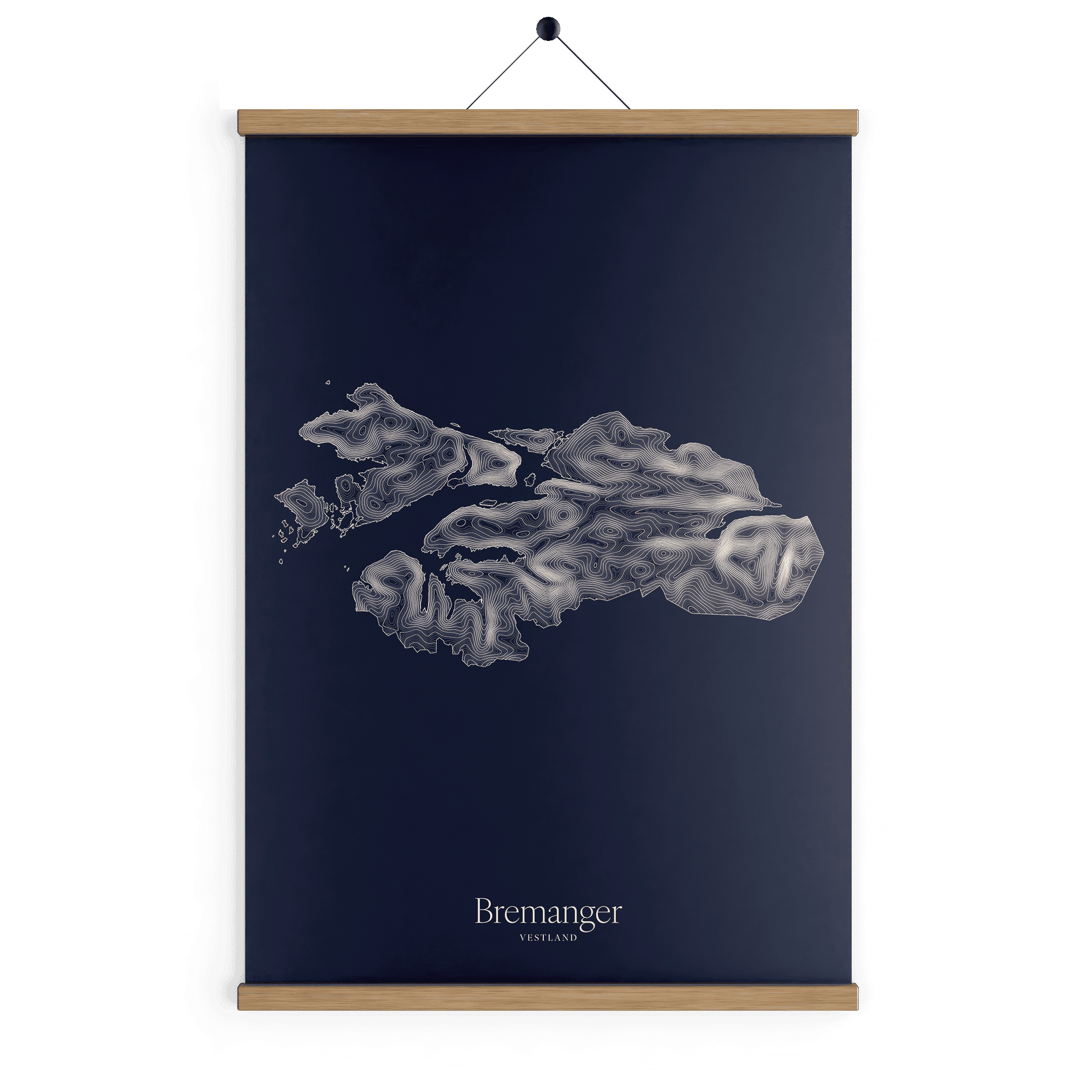 Bremanger kotekart - Vinternatt