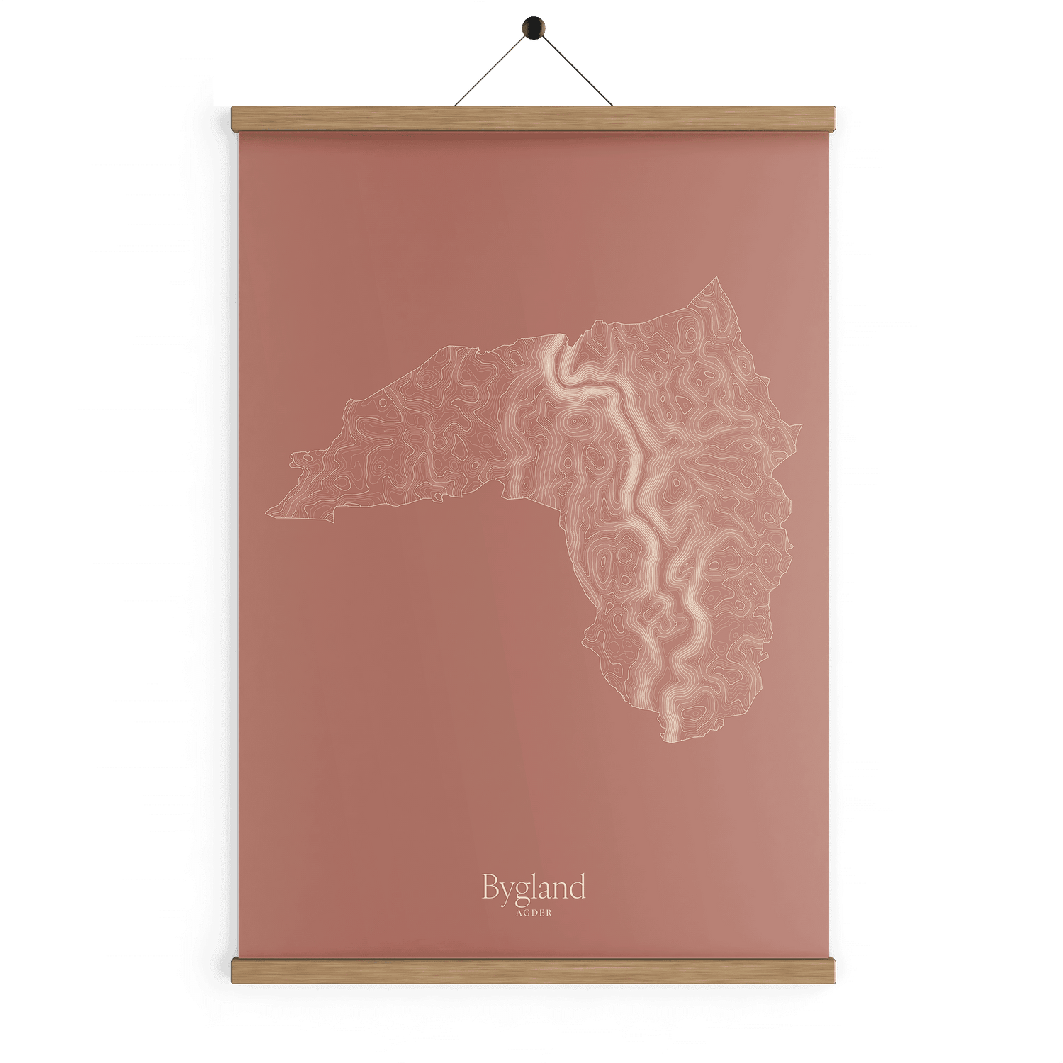 Bygland kotekart - Rustrød