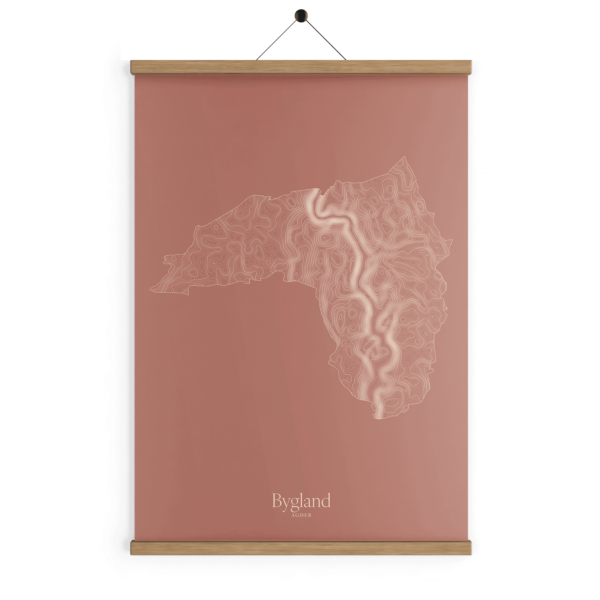Bygland kotekart - Rustrød
