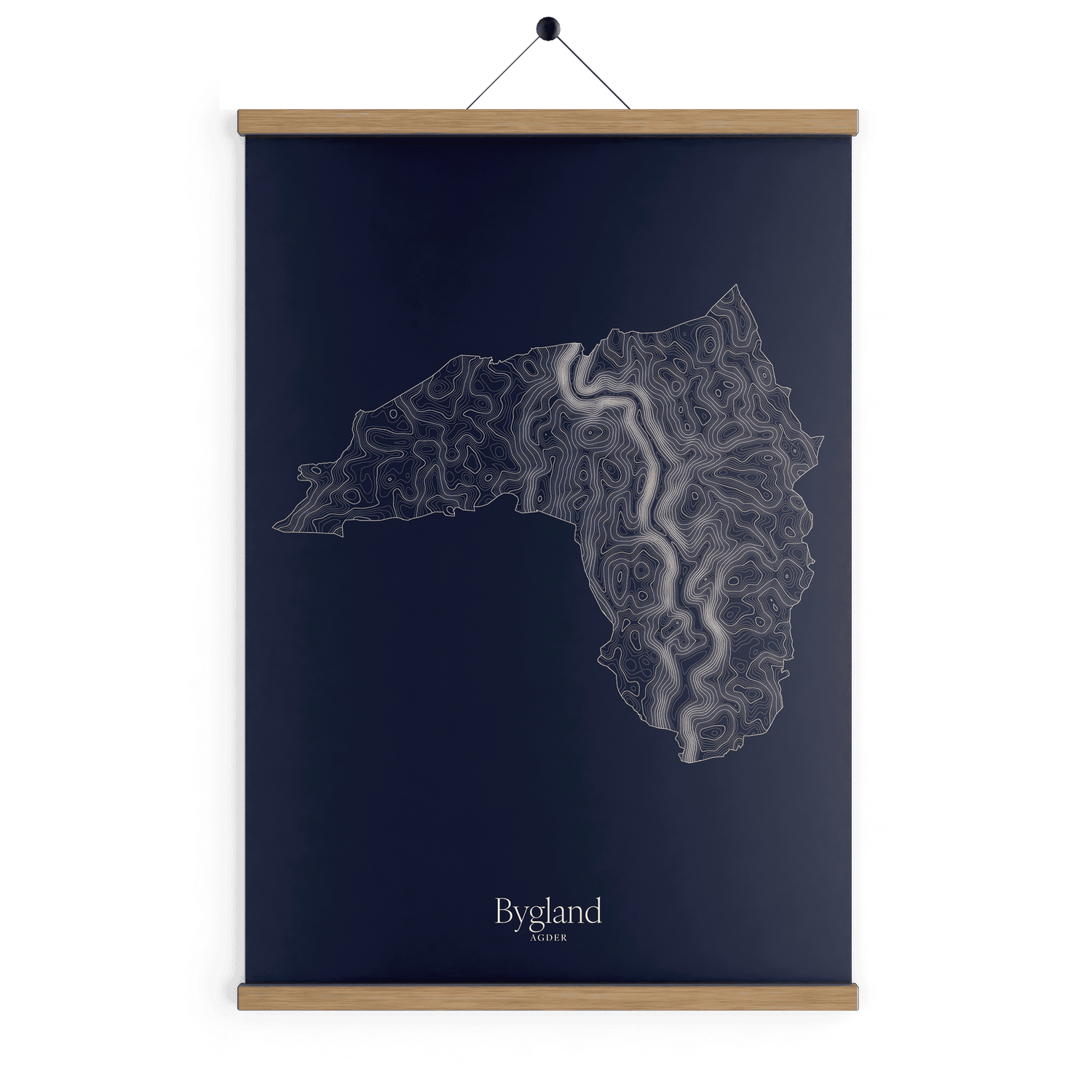 Bygland kotekart - Vinternatt