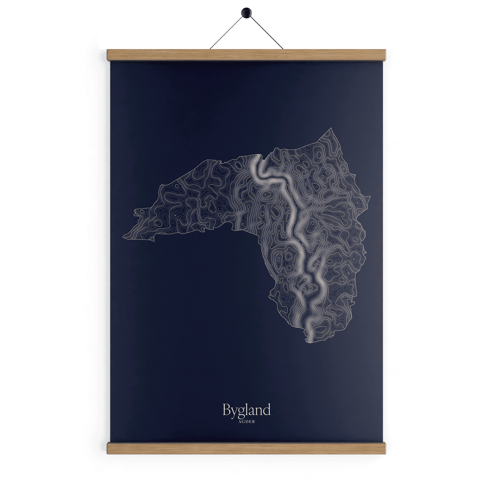 Bygland kotekart - Vinternatt