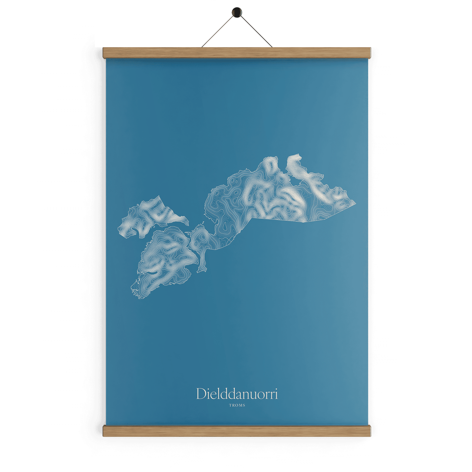 Dielddanuorri kotekart - Himmelblå