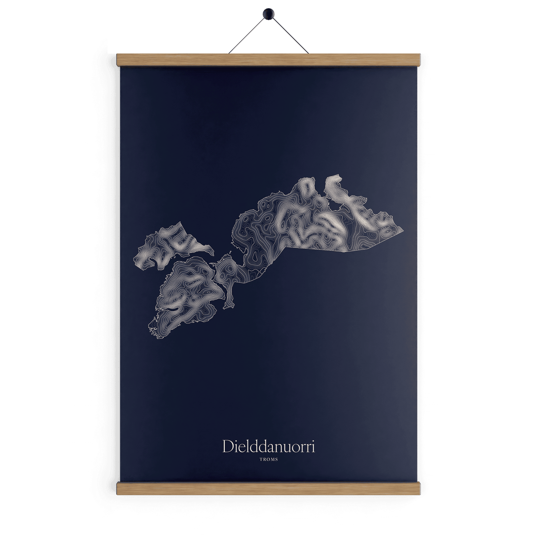 Dielddanuorri kotekart - Vinternatt