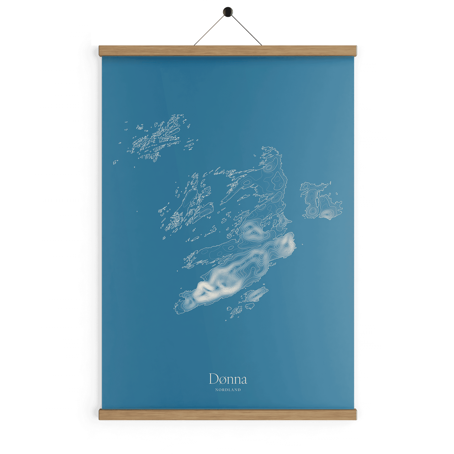 Dønna kotekart - Himmelblå