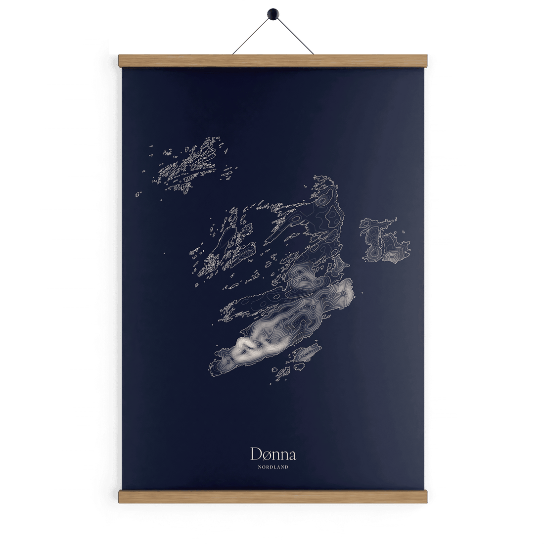 Dønna kotekart - Vinternatt