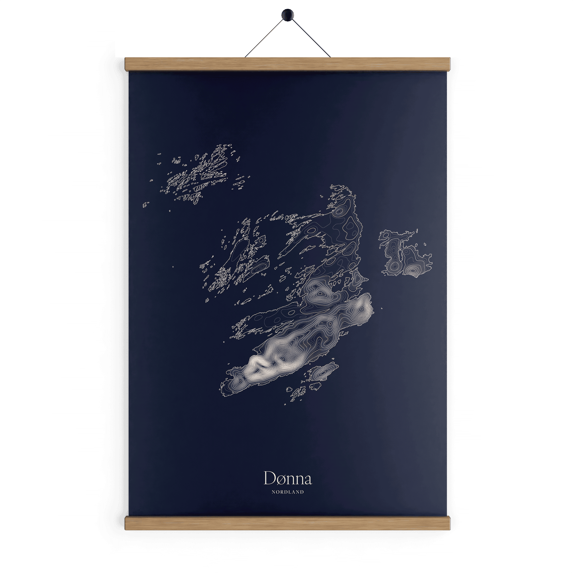 Dønna kotekart - Vinternatt