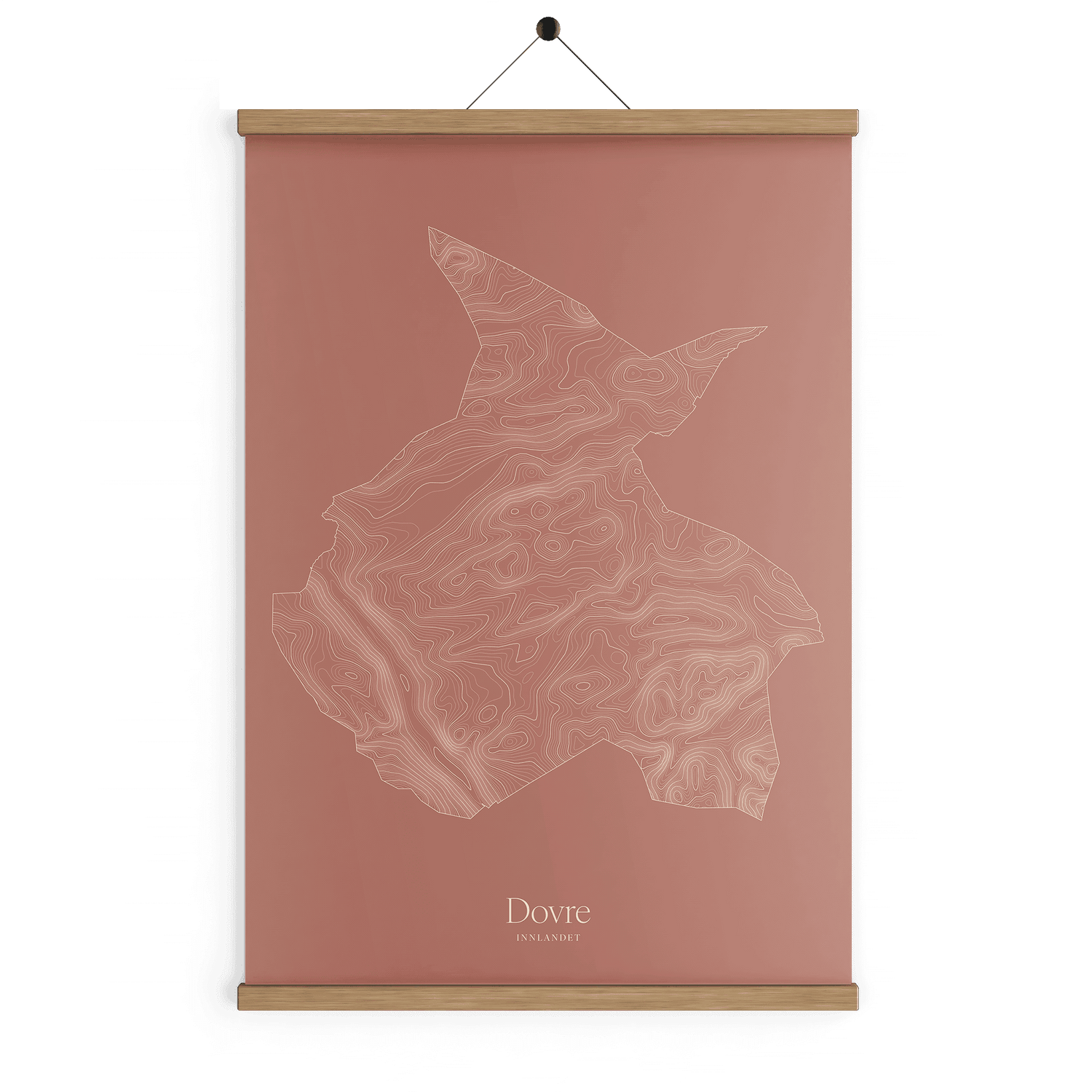 Dovre kotekart - Rustrød