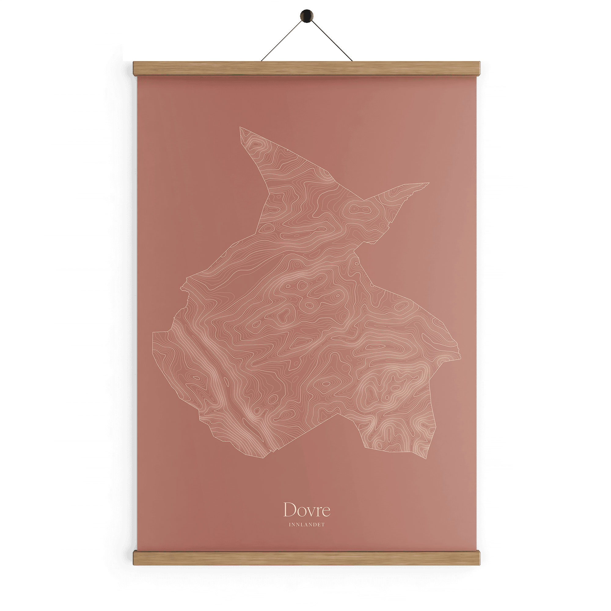Dovre kotekart - Rustrød