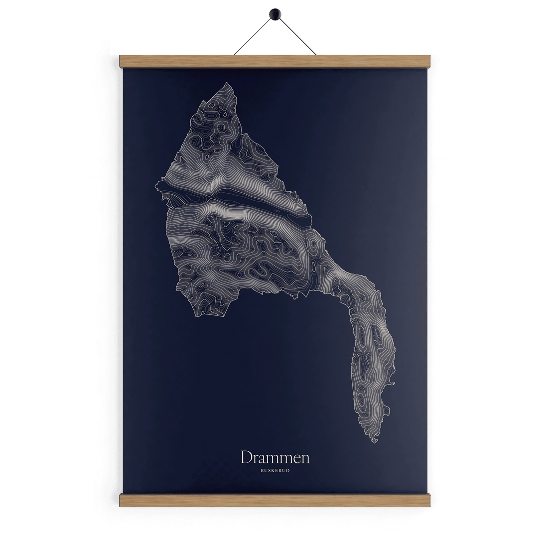 Drammen kotekart - Vinternatt