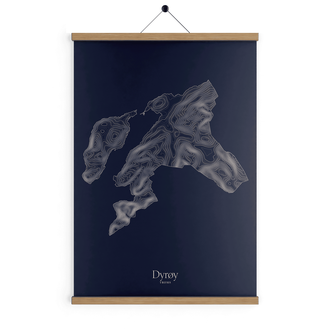 Dyrøy kotekart - Vinternatt
