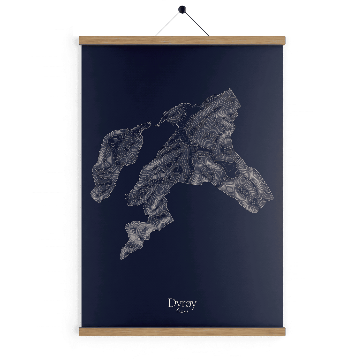 Dyrøy kotekart - Vinternatt