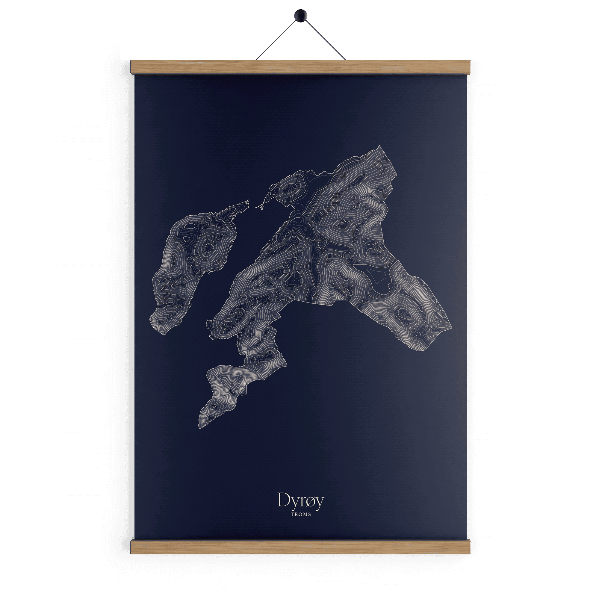 Dyrøy kotekart - Vinternatt