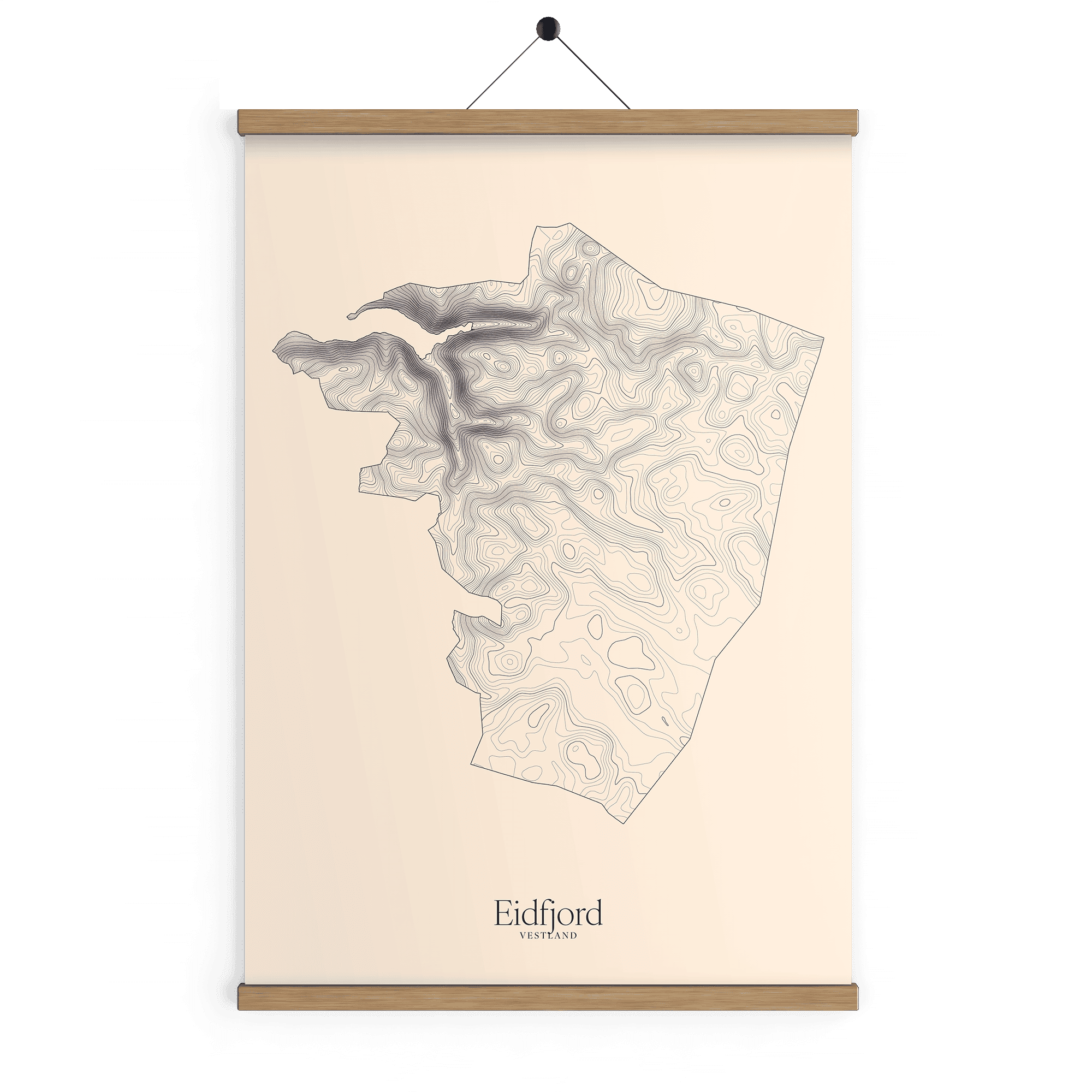 Eidfjord kotekart - Bomull
