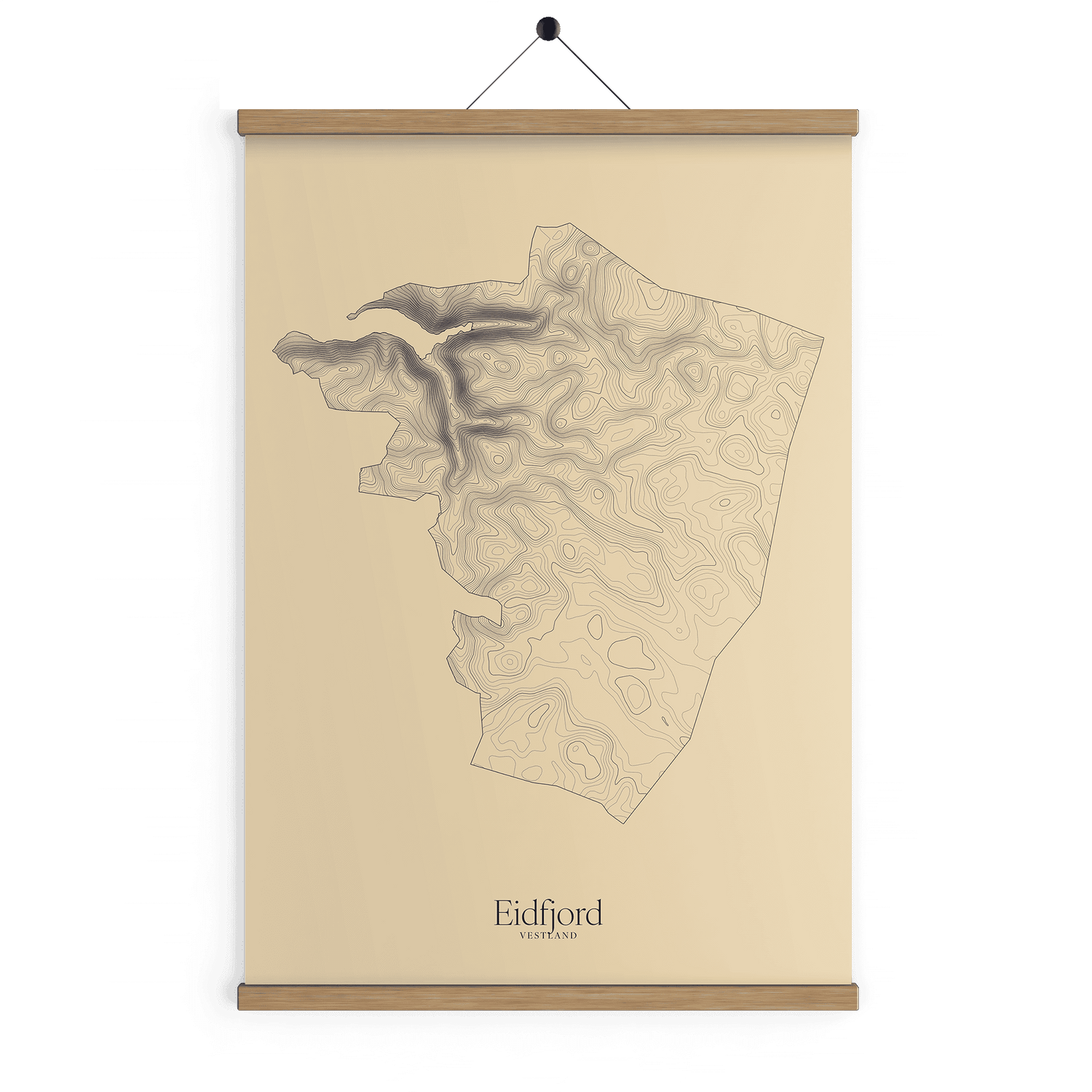 Eidfjord kotekart - Sandstein